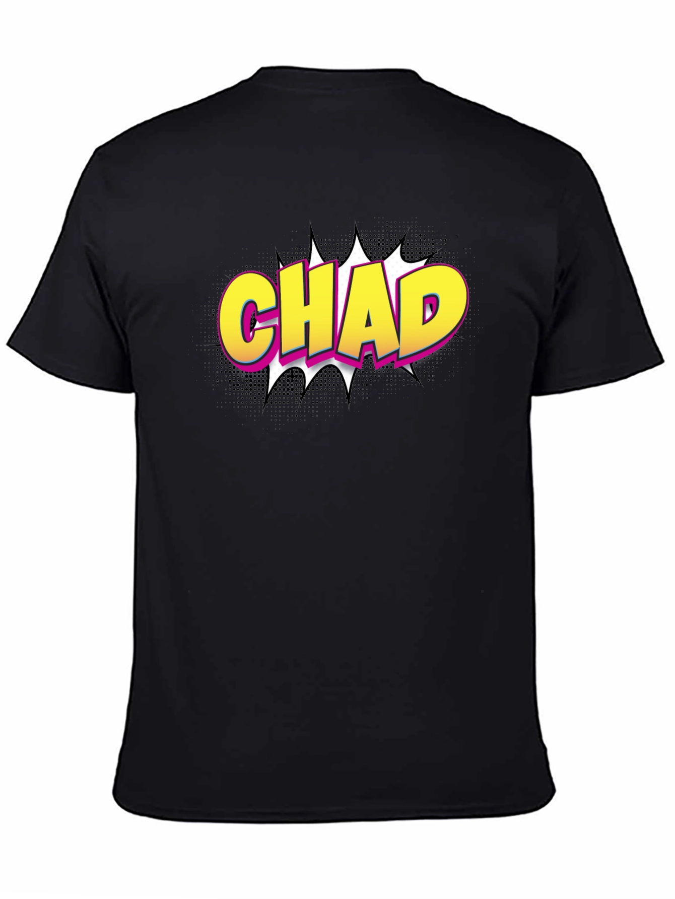 Chad Comic Book Style Graphic T-Shirt