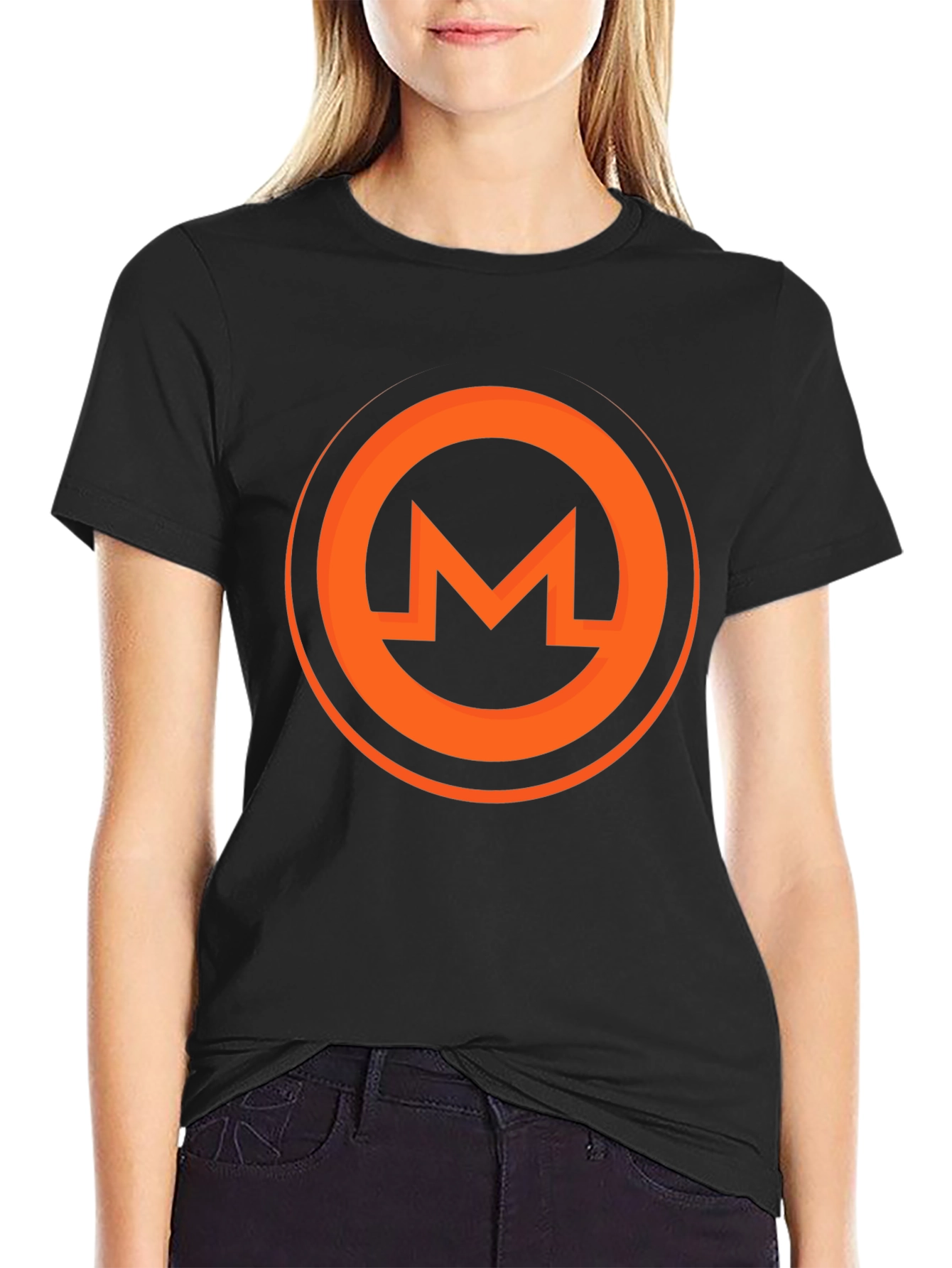 Monero Crypto Black T-Shirt - Graphic Tee