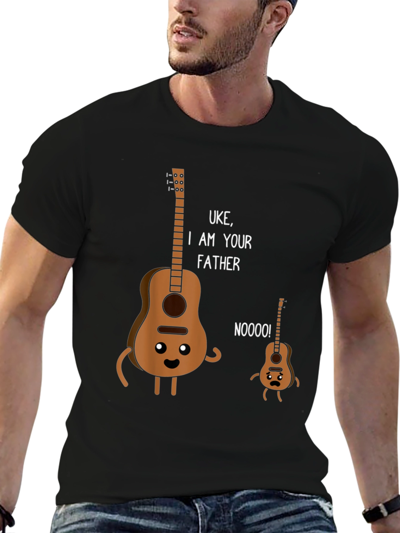 Uke I Am Your Father Funny Guitar T-Shirt