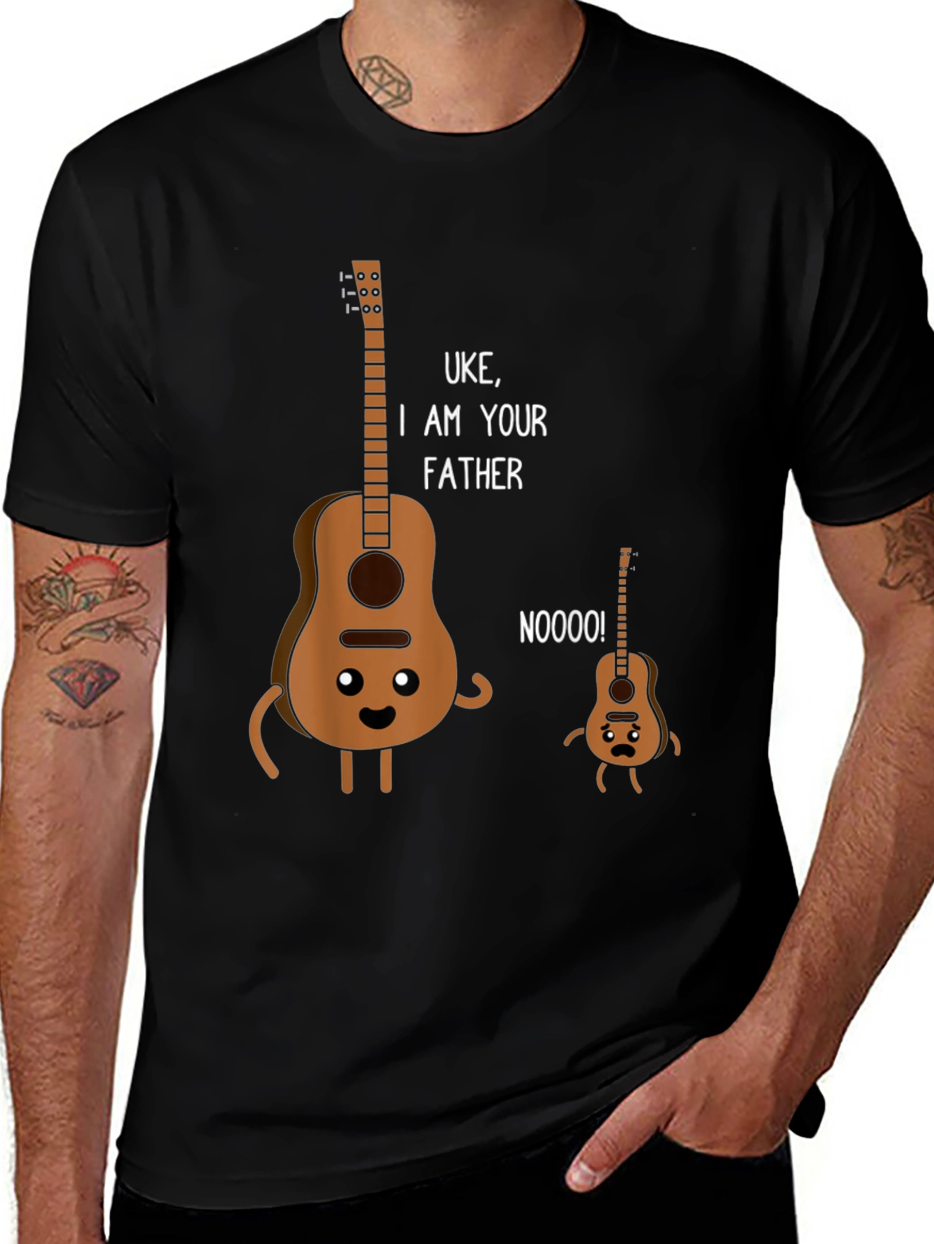 Uke I Am Your Father Funny Guitar T-Shirt