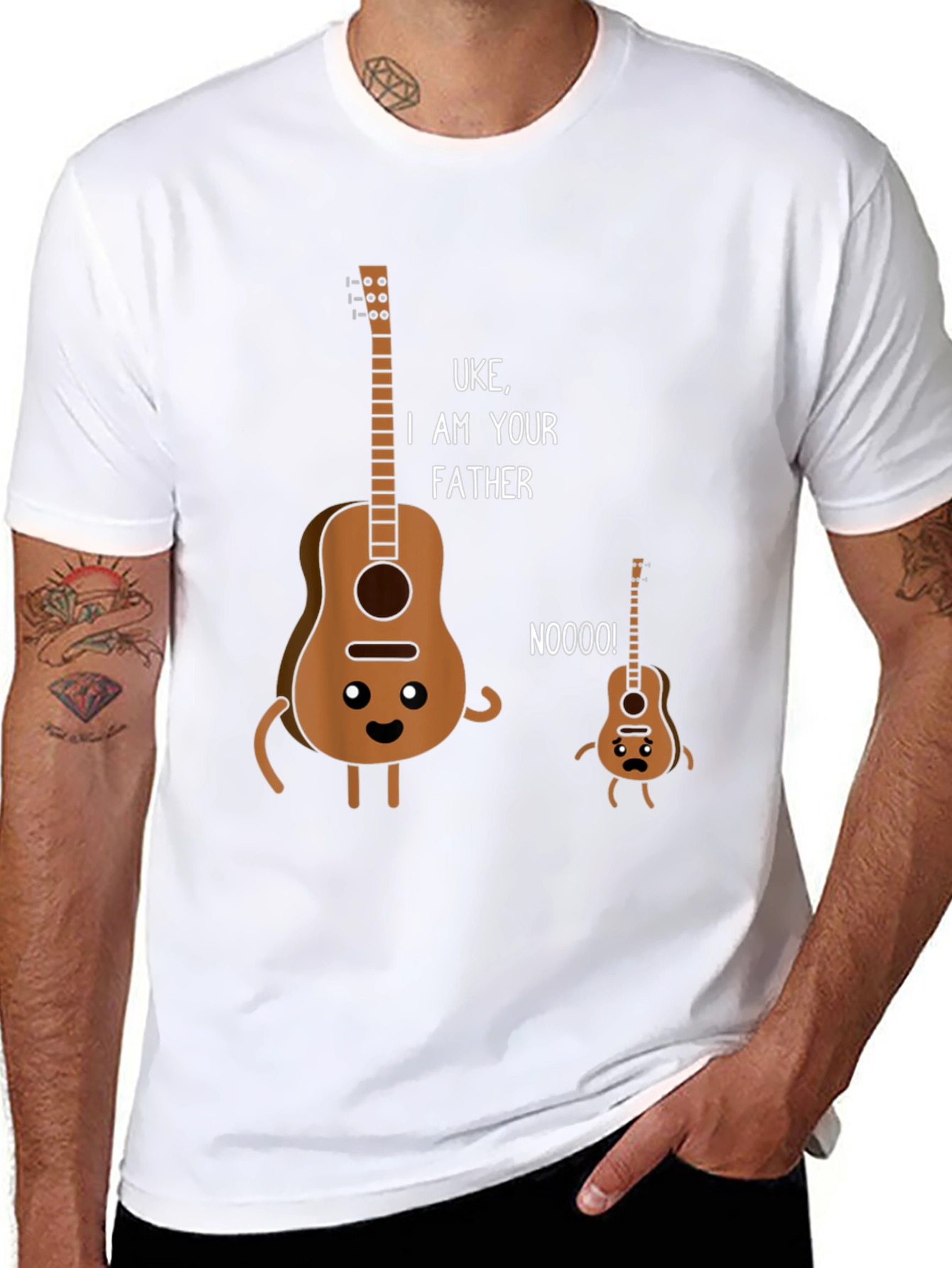 Uke I Am Your Father Funny Guitar T-Shirt