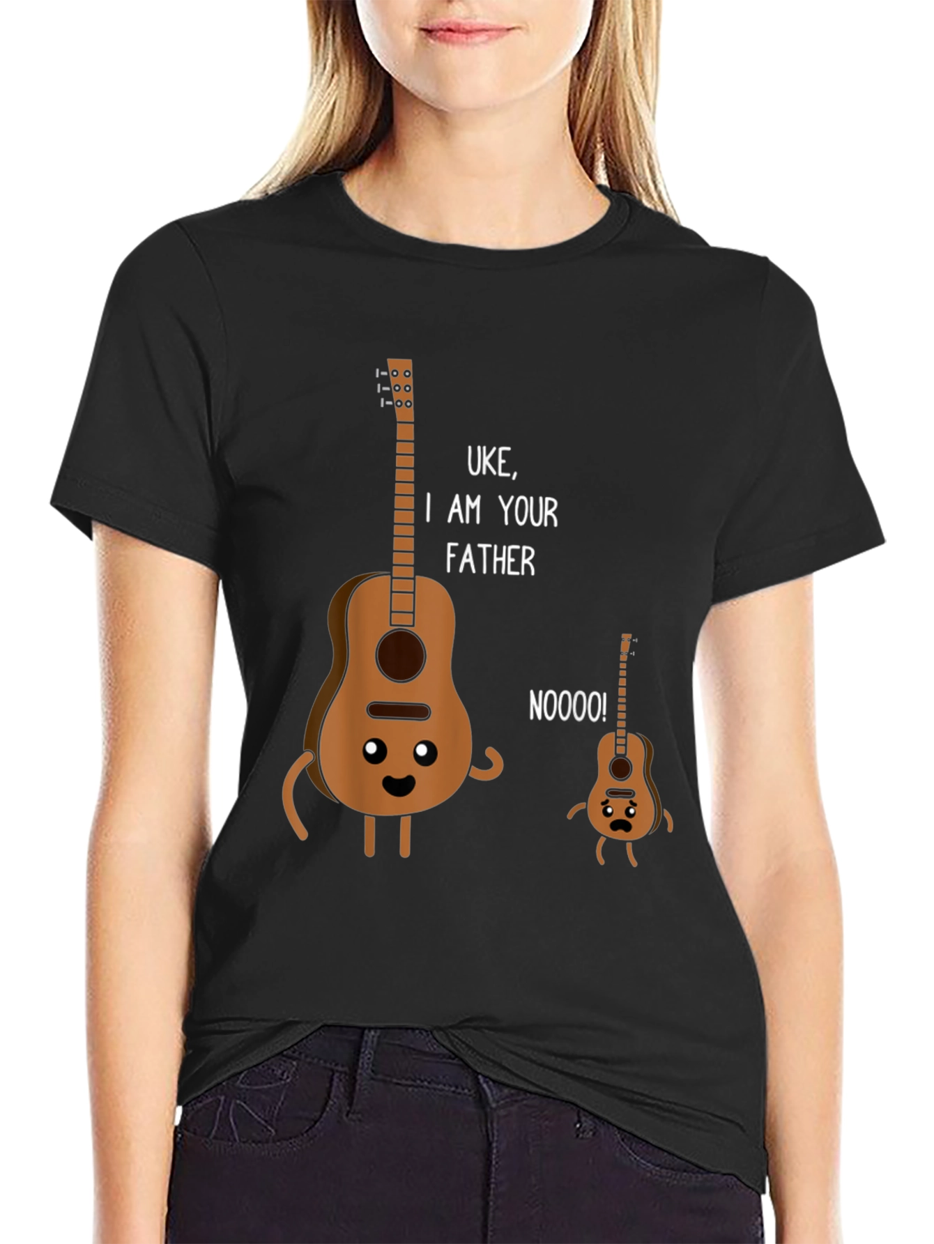 Uke I Am Your Father Funny Guitar T-Shirt