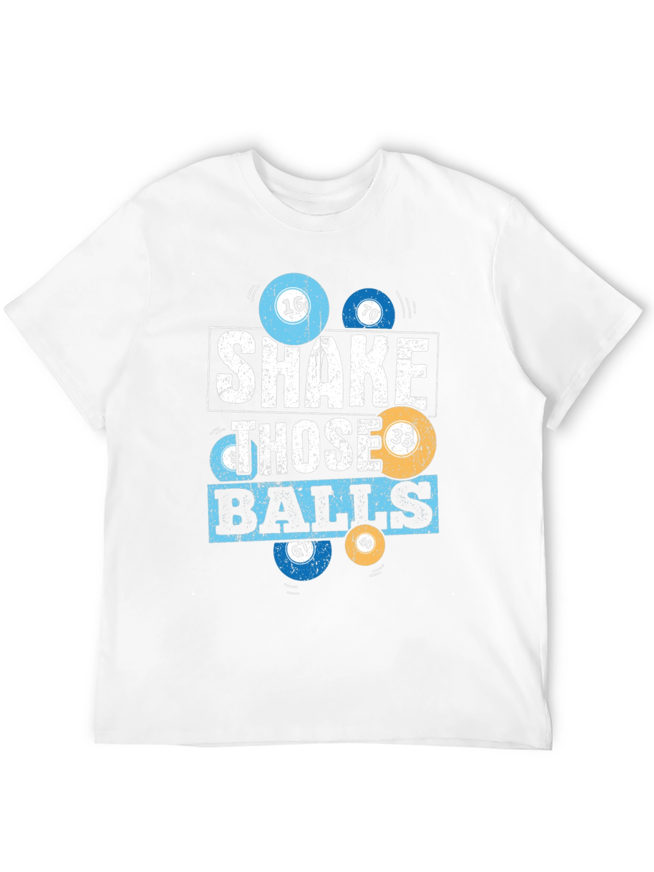 Shake Those Balls T-Shirt - Novelty Billiards Tee