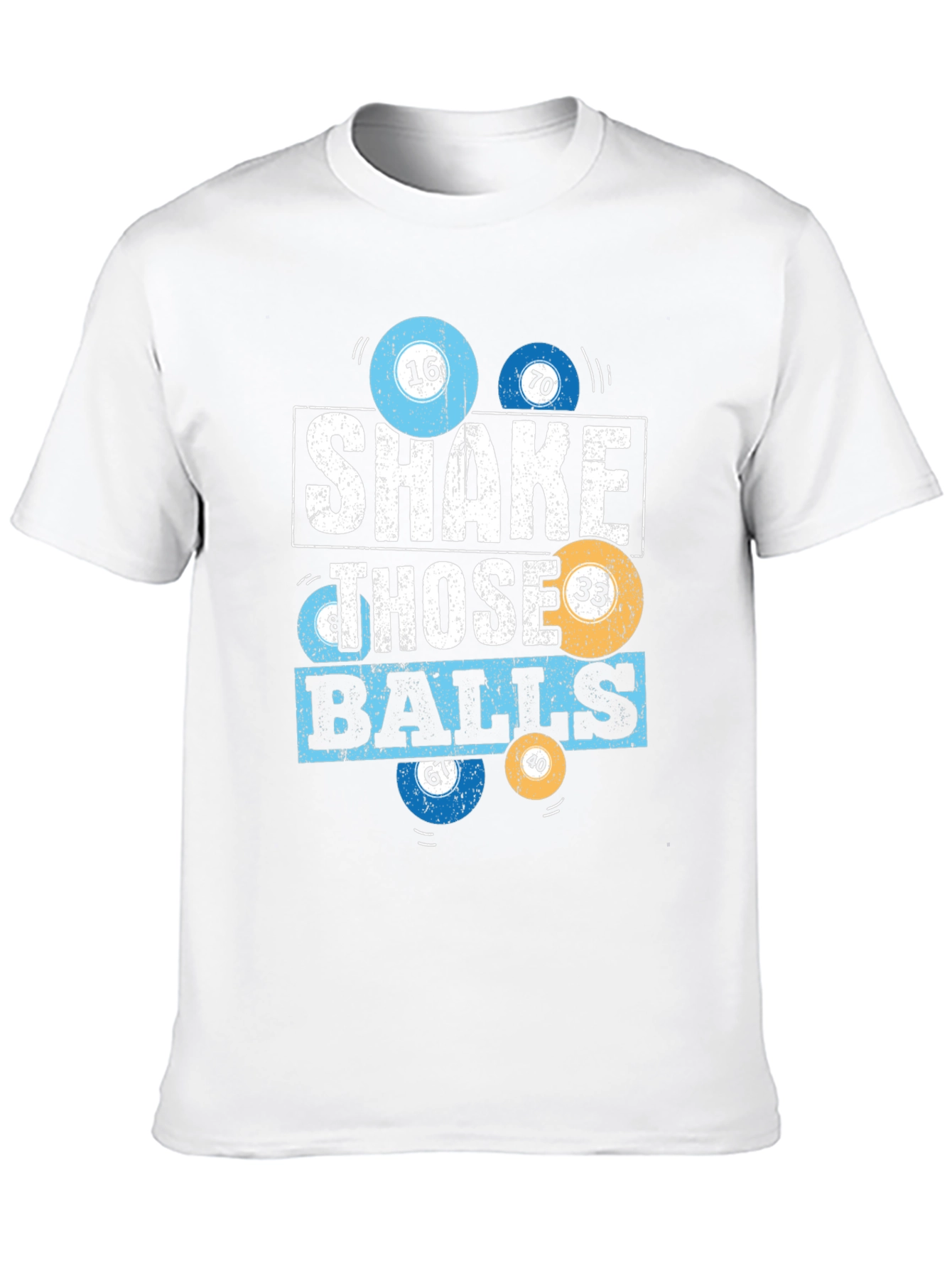 Shake Those Balls T-Shirt - Novelty Billiards Tee