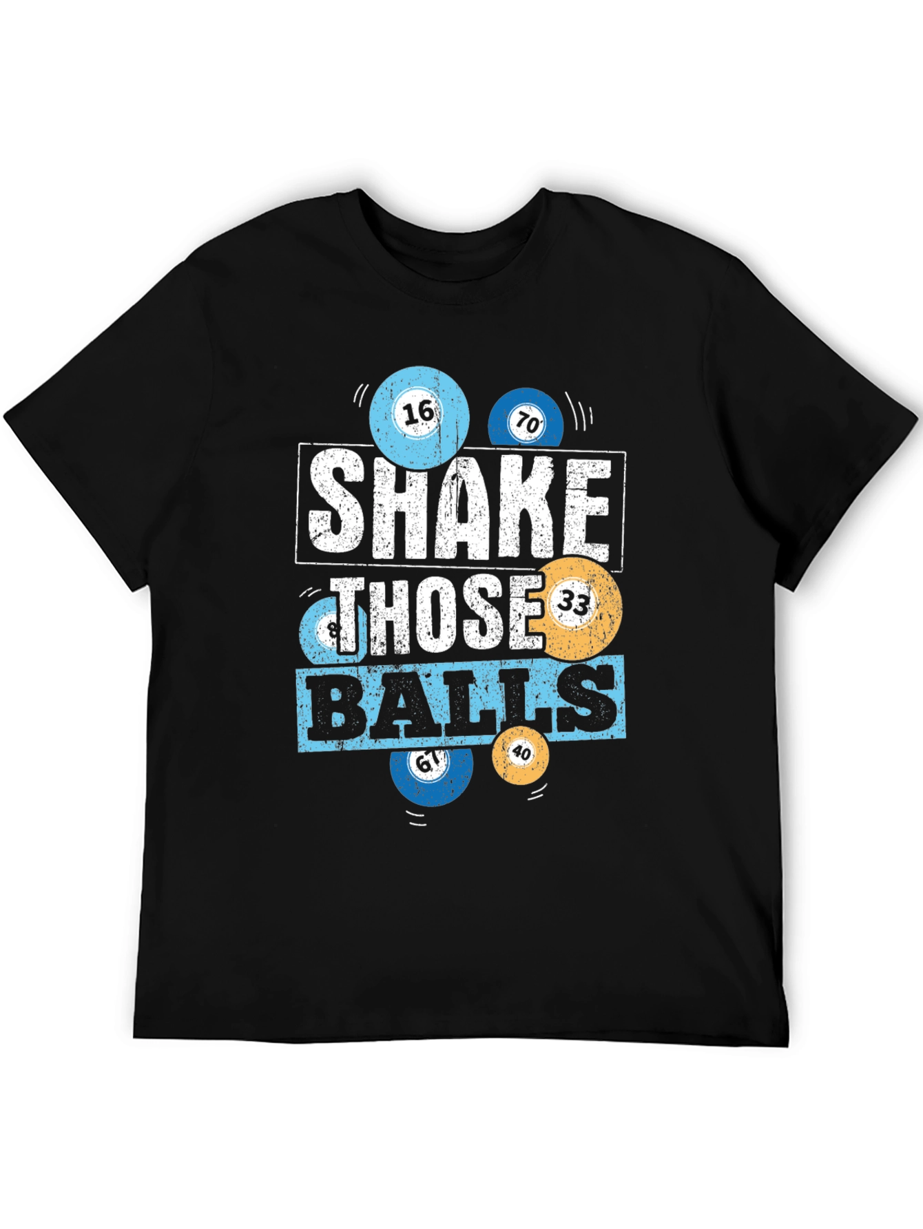 Shake Those Balls T-Shirt - Novelty Billiards Tee