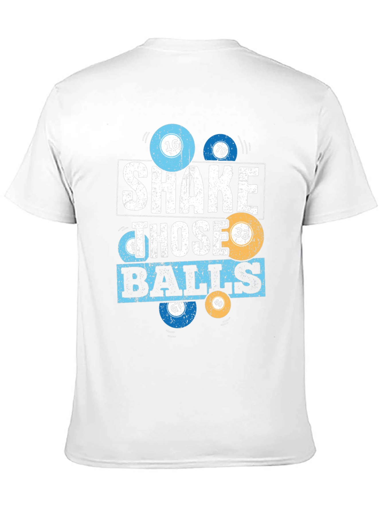 Shake Those Balls T-Shirt - Novelty Billiards Tee