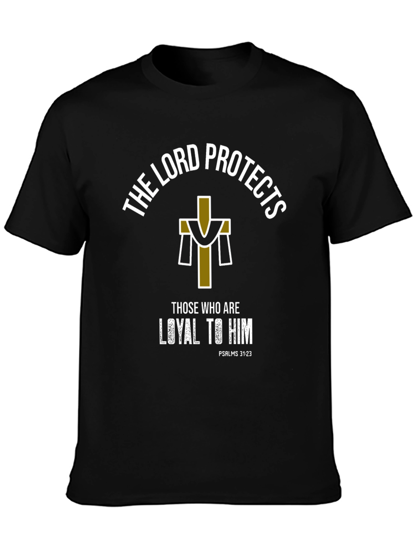 Faith-Inspired Tee: The Lord Protects Graphic T-Shirt
