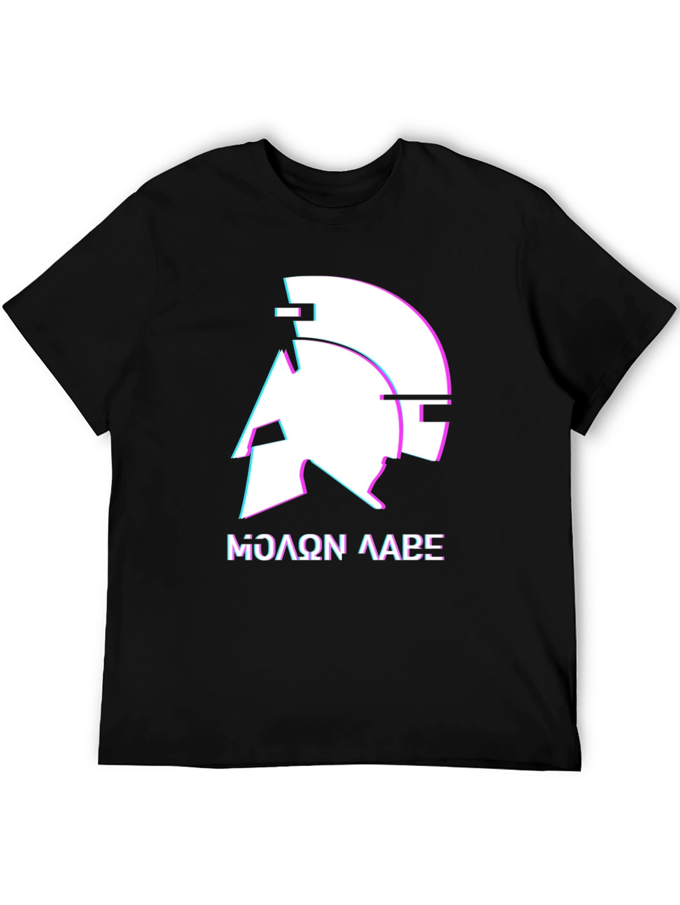 Molon Labe Spartan Helmet Graphic Tee