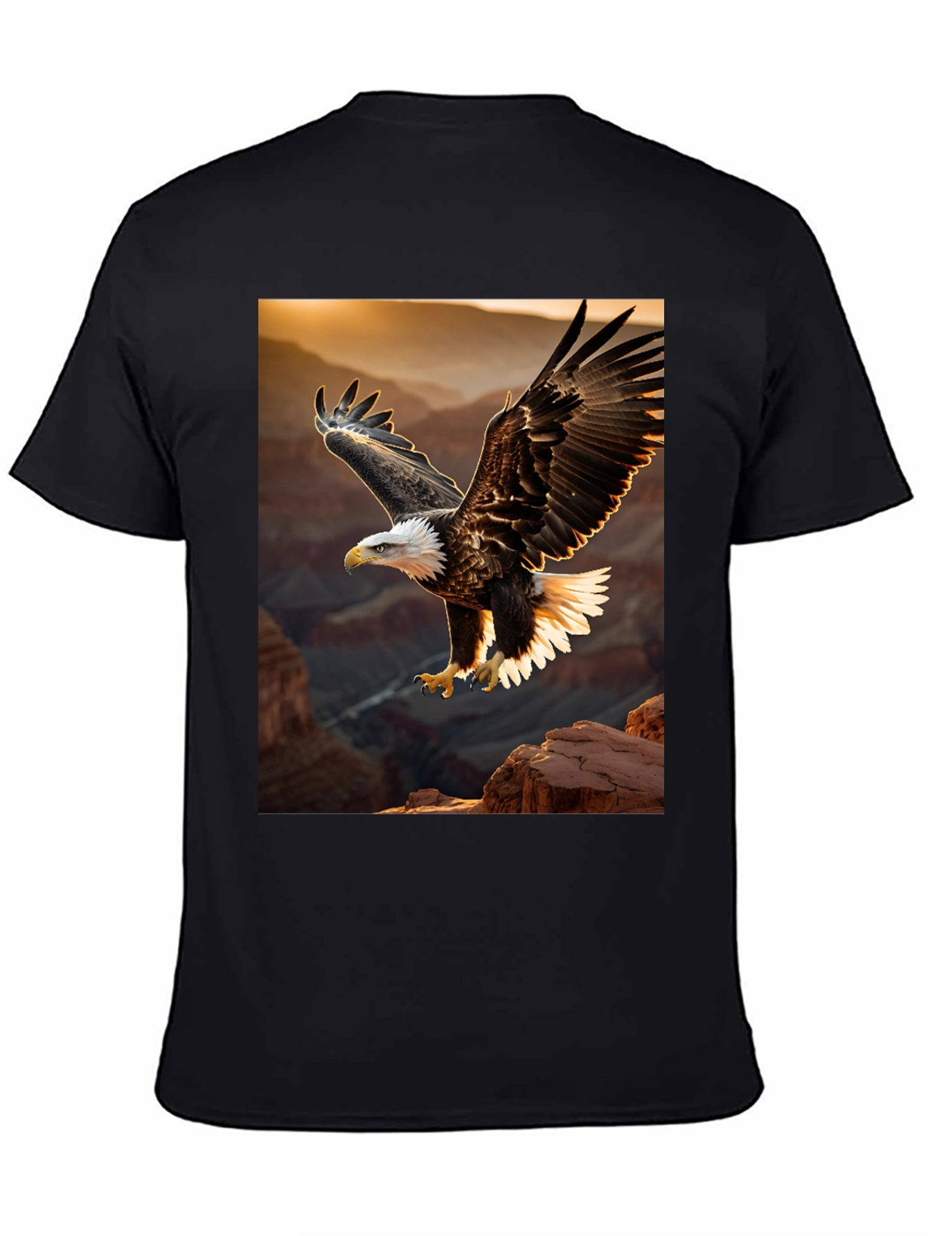Eagle Graphic Tee - Patriotic Bird Design