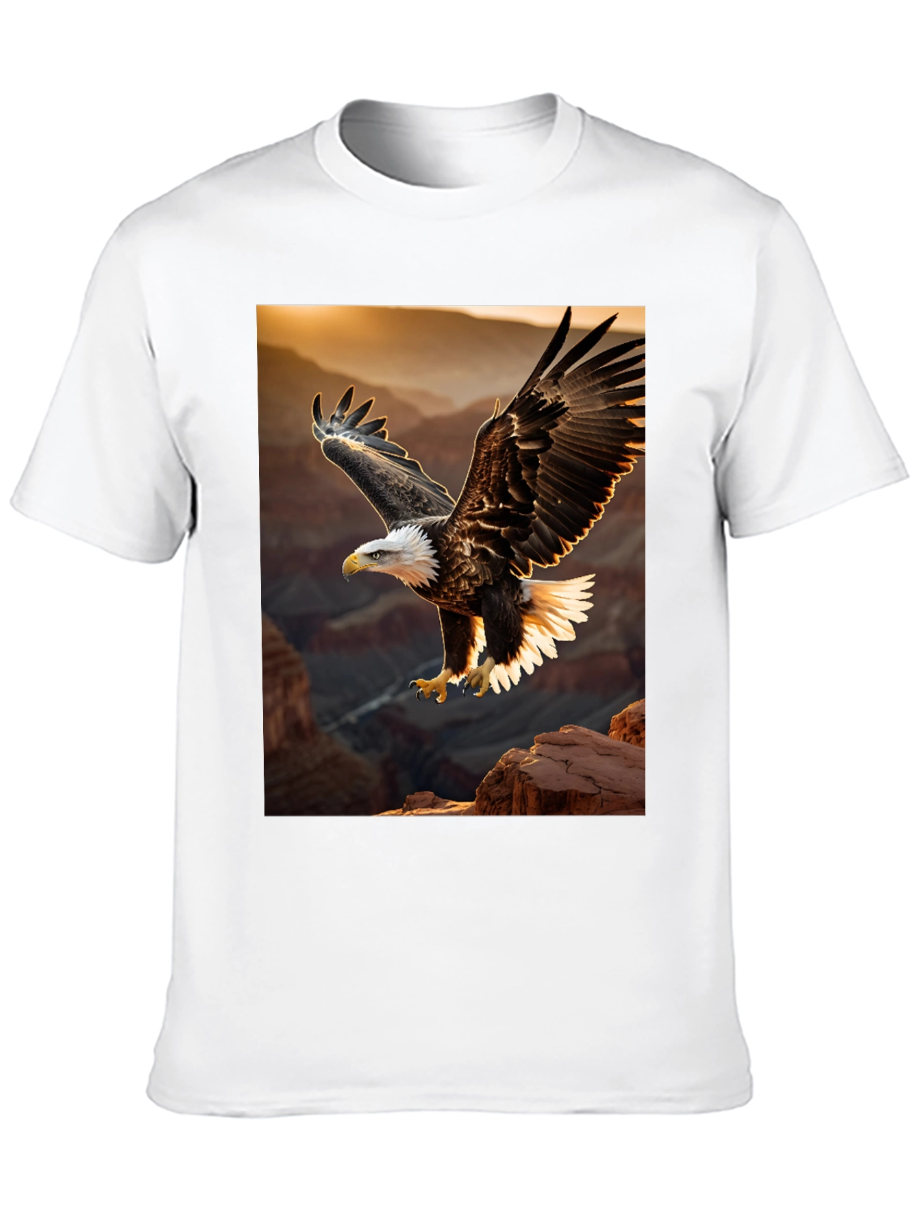 Eagle Graphic Tee - Patriotic Bird Design