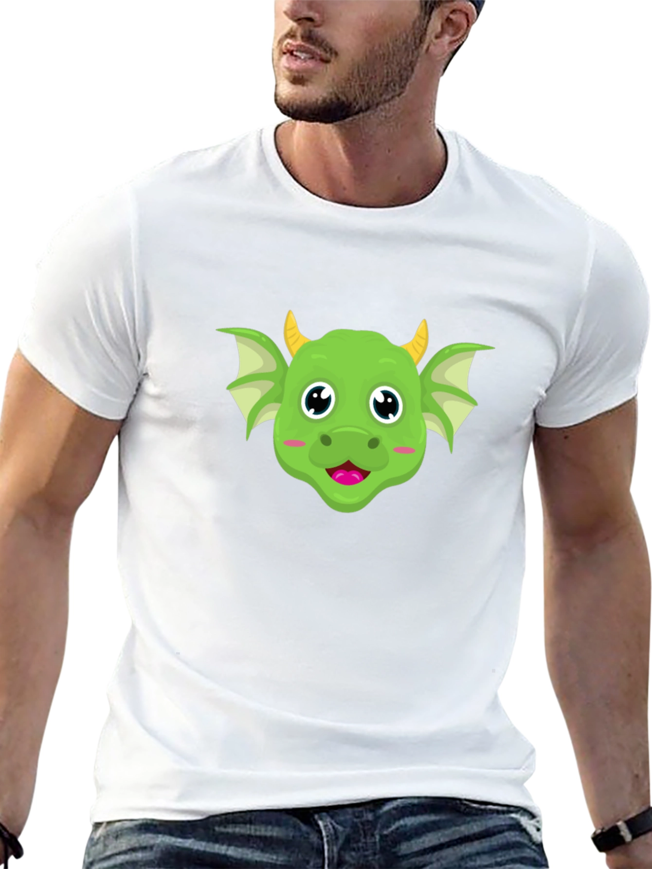 Cute Dragon Cartoon Graphic Tee