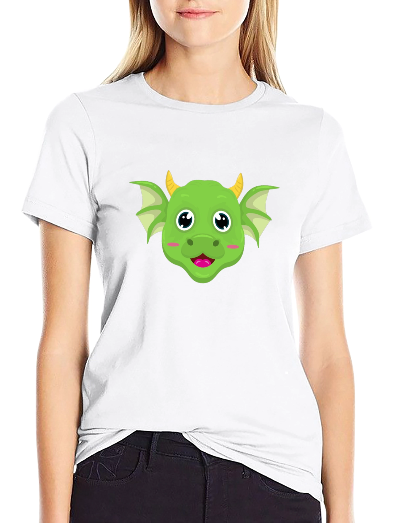 Cute Dragon Cartoon Graphic Tee