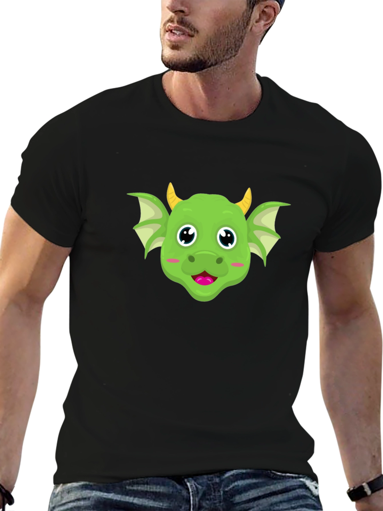 Cute Dragon Cartoon Graphic Tee