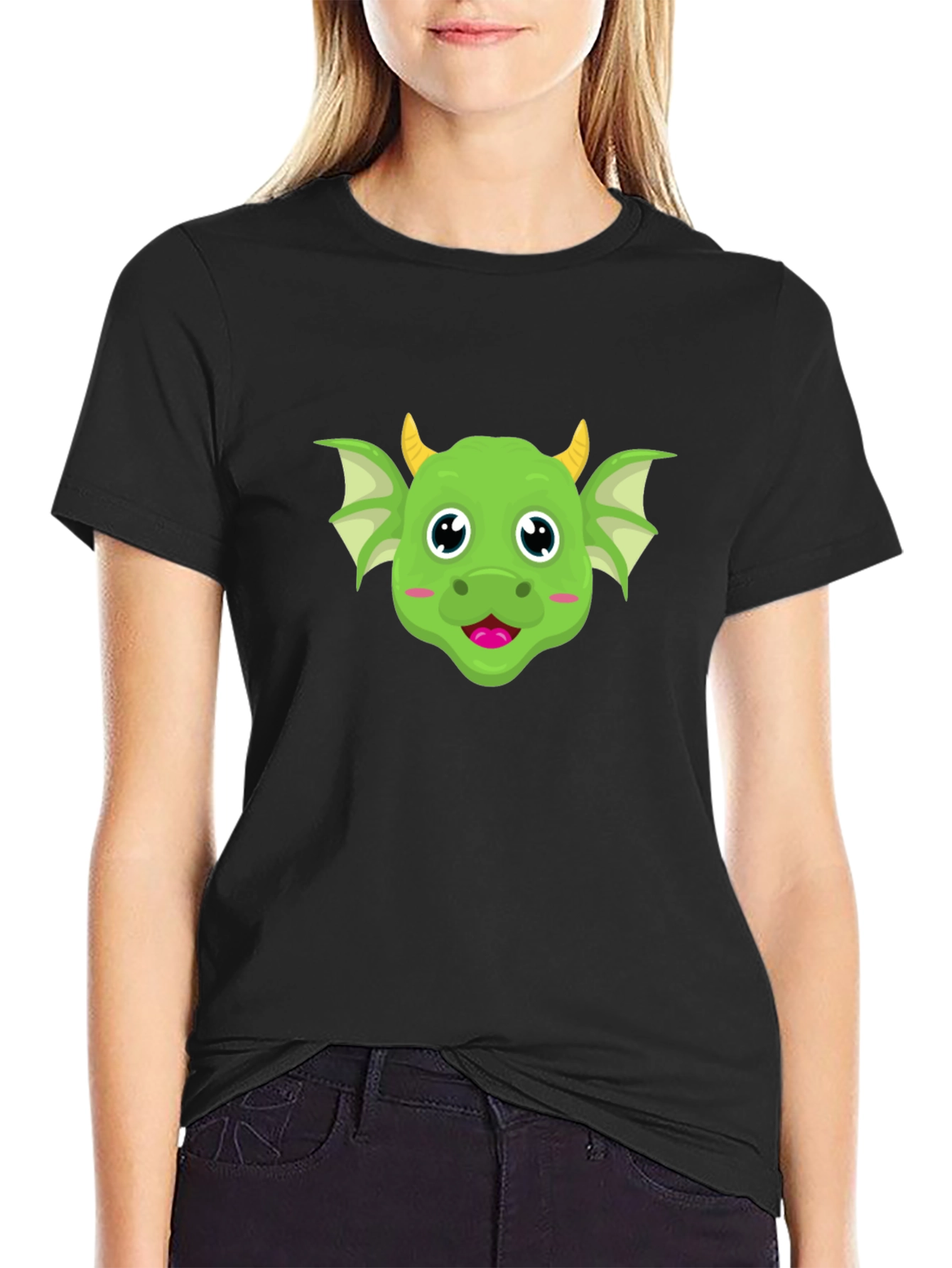 Cute Dragon Cartoon Graphic Tee