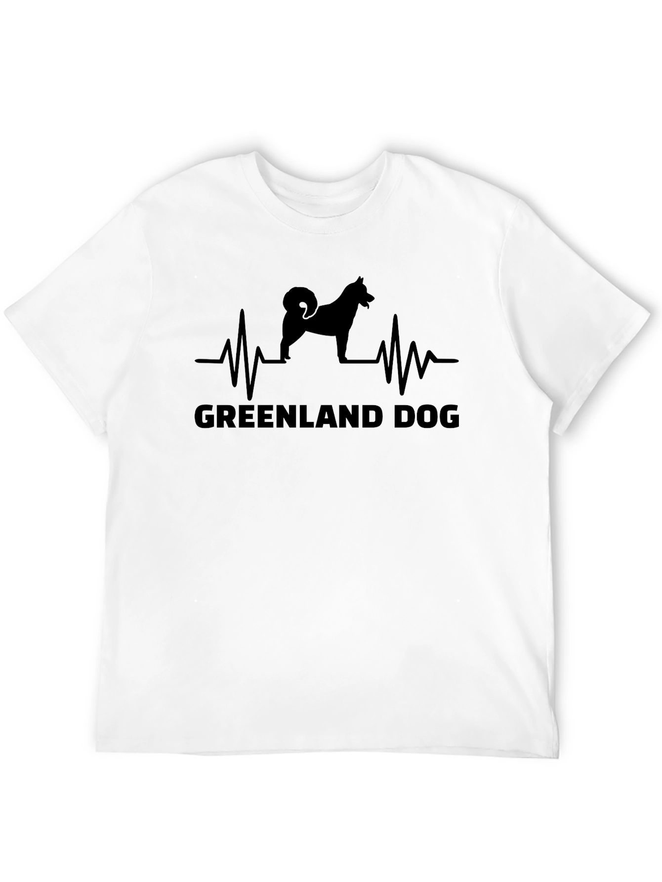 Greenland Dog Heartbeat T-Shirt