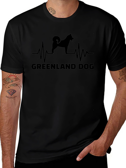 Greenland Dog Heartbeat T-Shirt