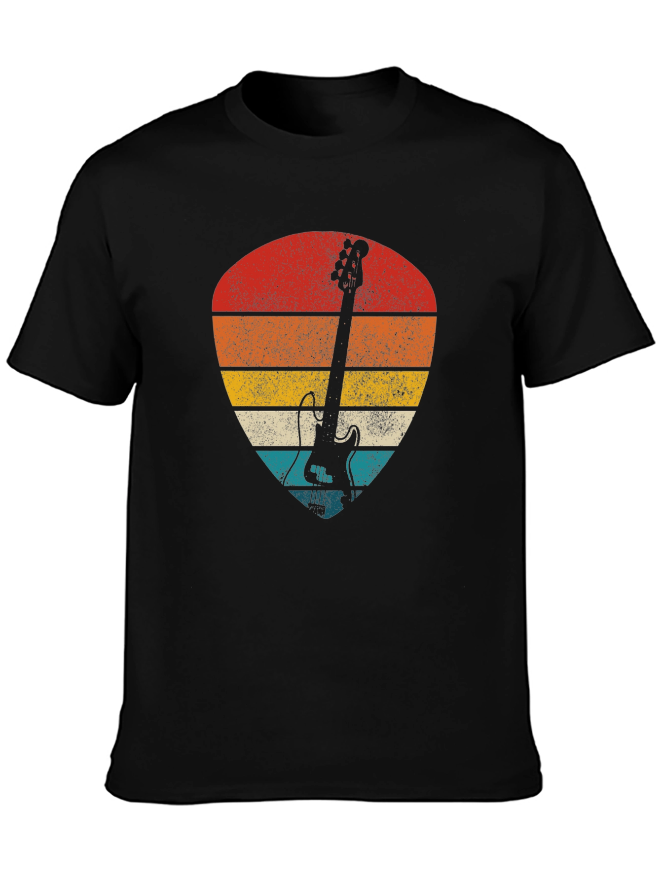 Retro Guitar Pick T-Shirt