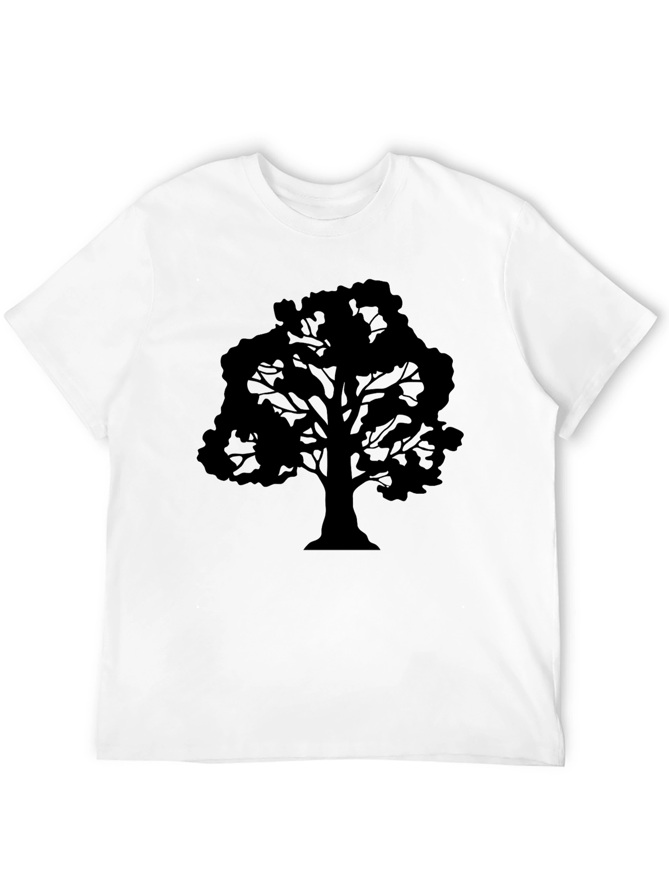 Black Tree Graphic Tee - Stylish Nature Inspired Design