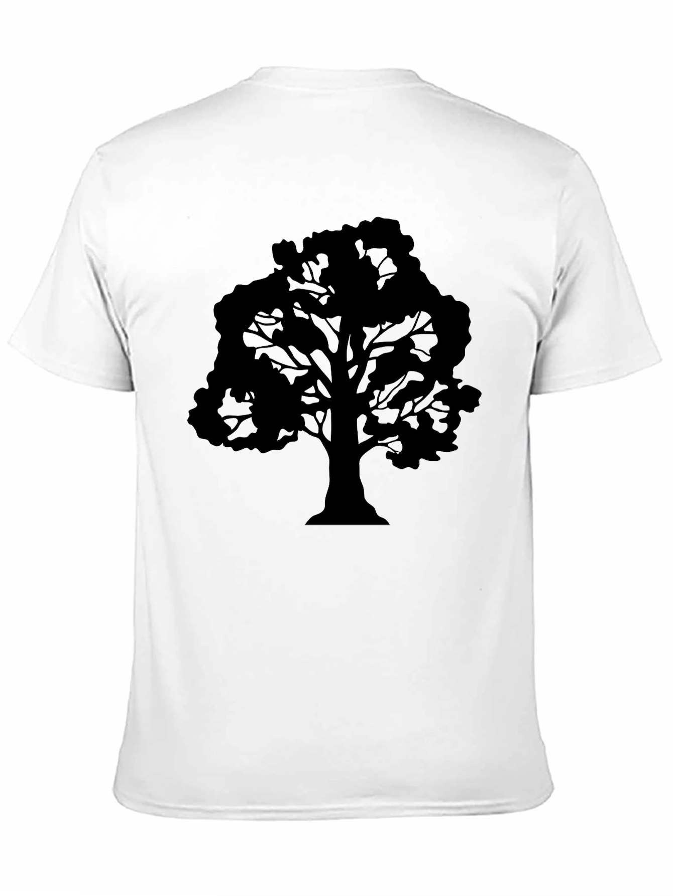 Black Tree Graphic Tee - Stylish Nature Inspired Design