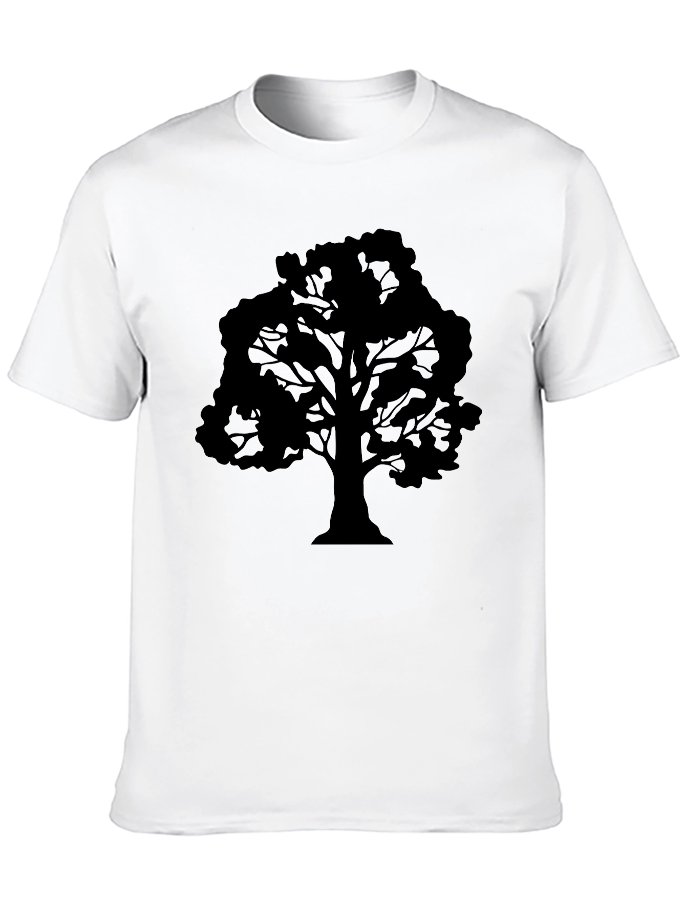 Black Tree Graphic Tee - Stylish Nature Inspired Design