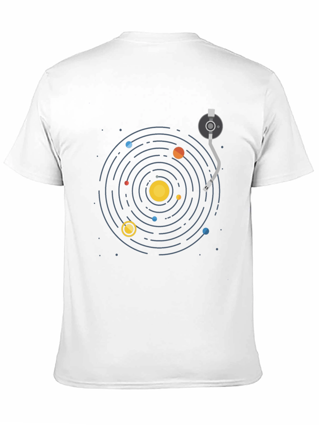 Cosmic Turntable T-Shirt - Black