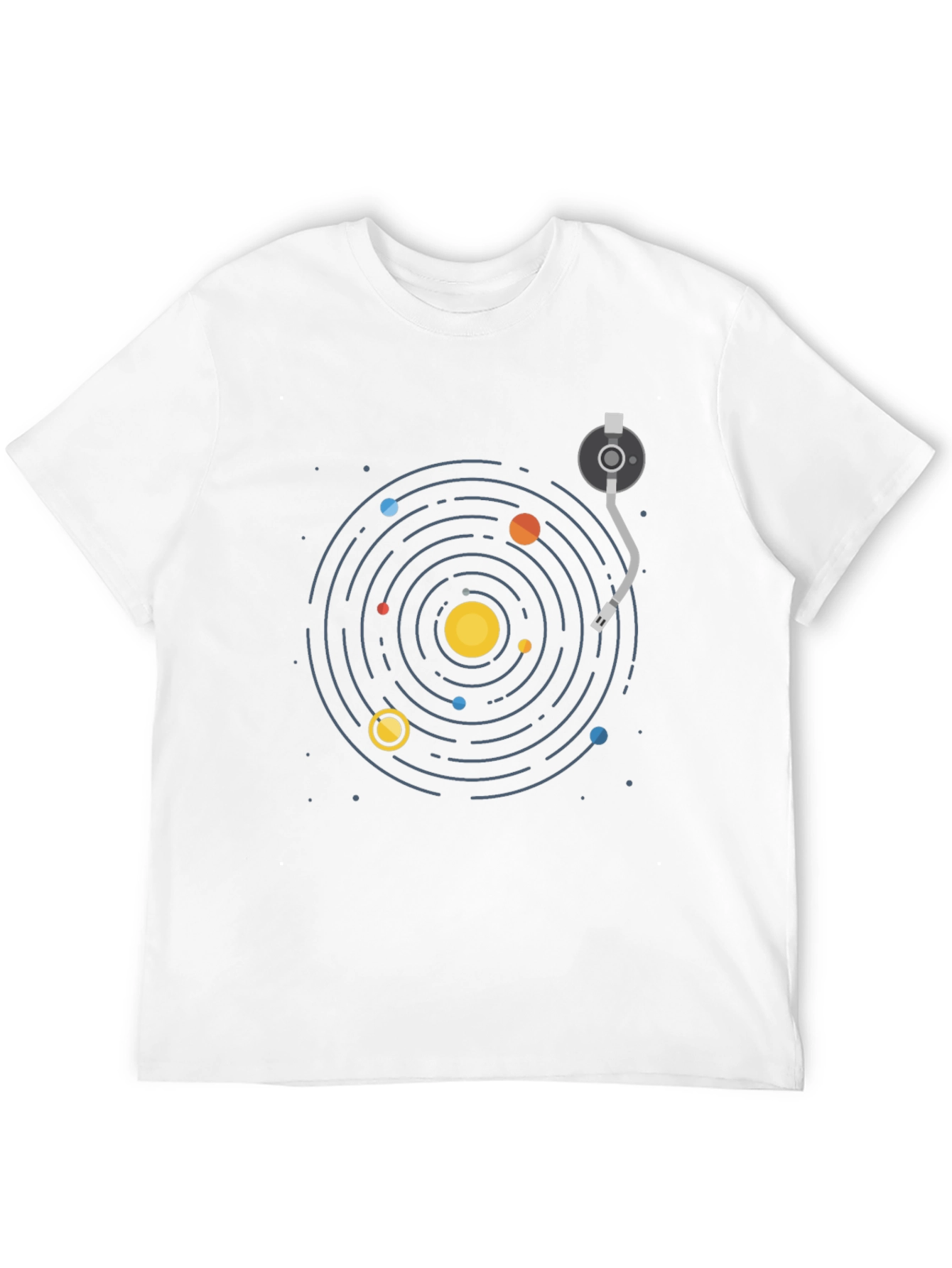 Cosmic Turntable T-Shirt - Black