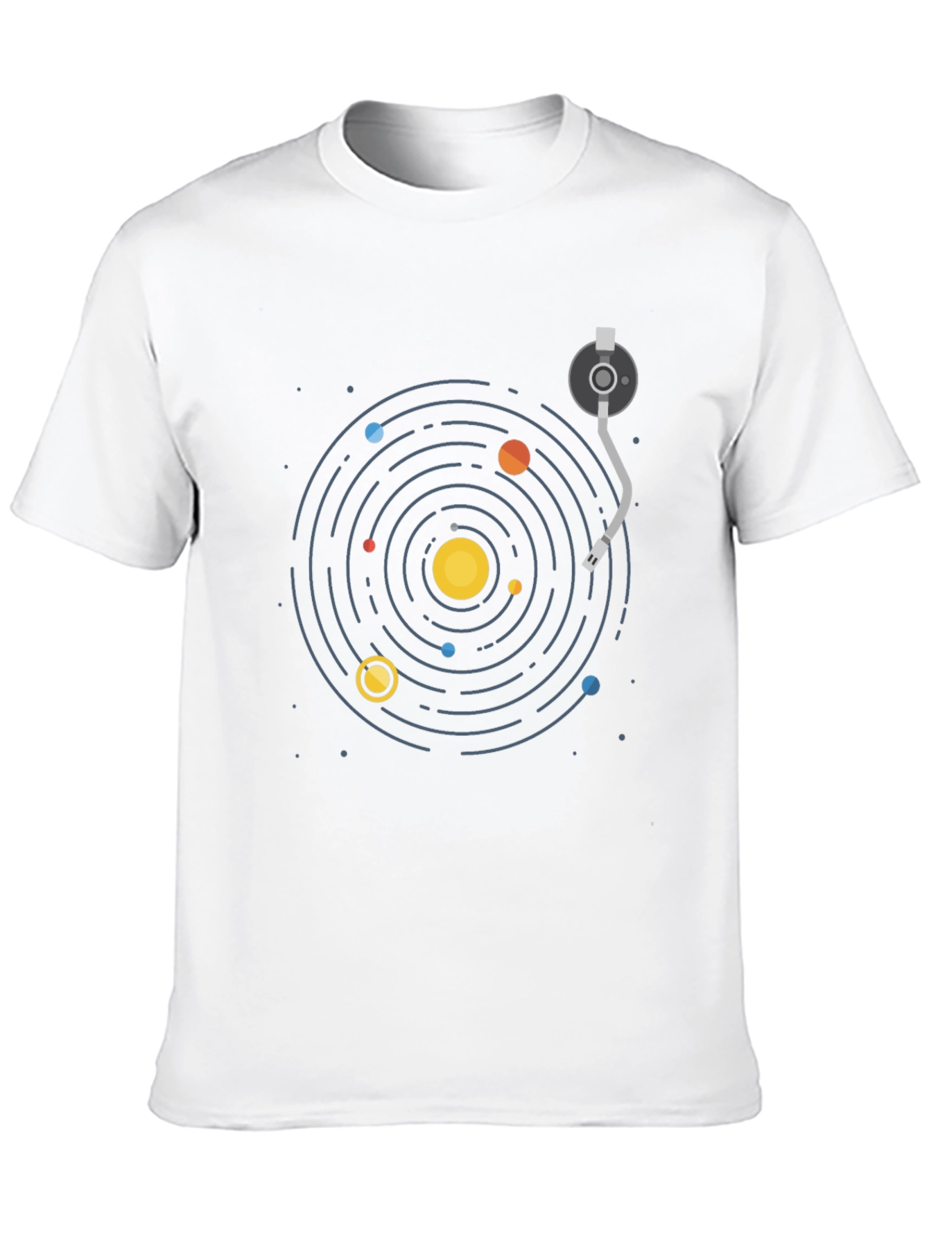 Cosmic Turntable T-Shirt - Black