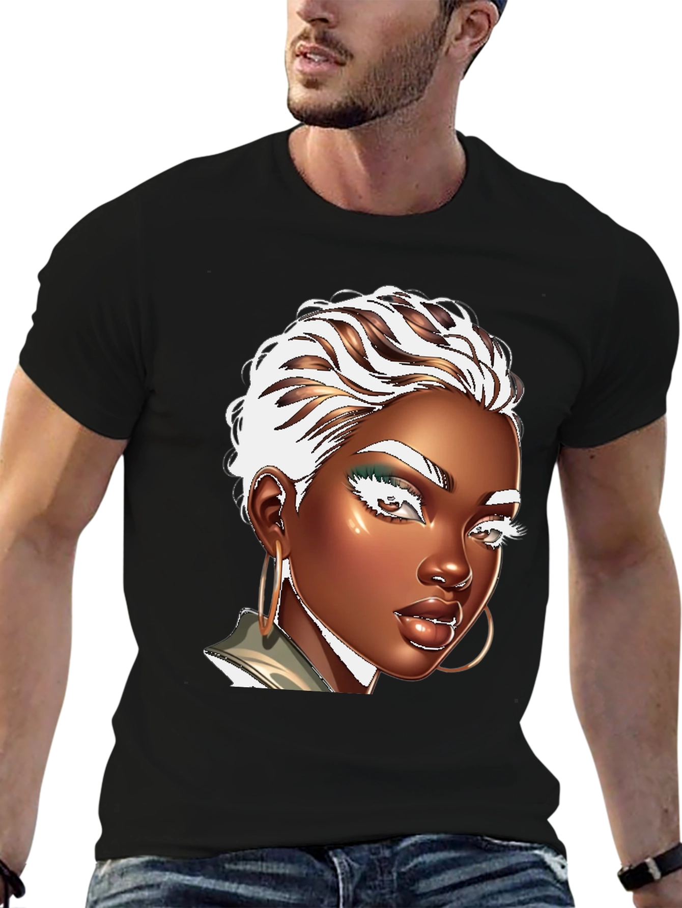 Stylish Graphic Tee - Womens Portrait