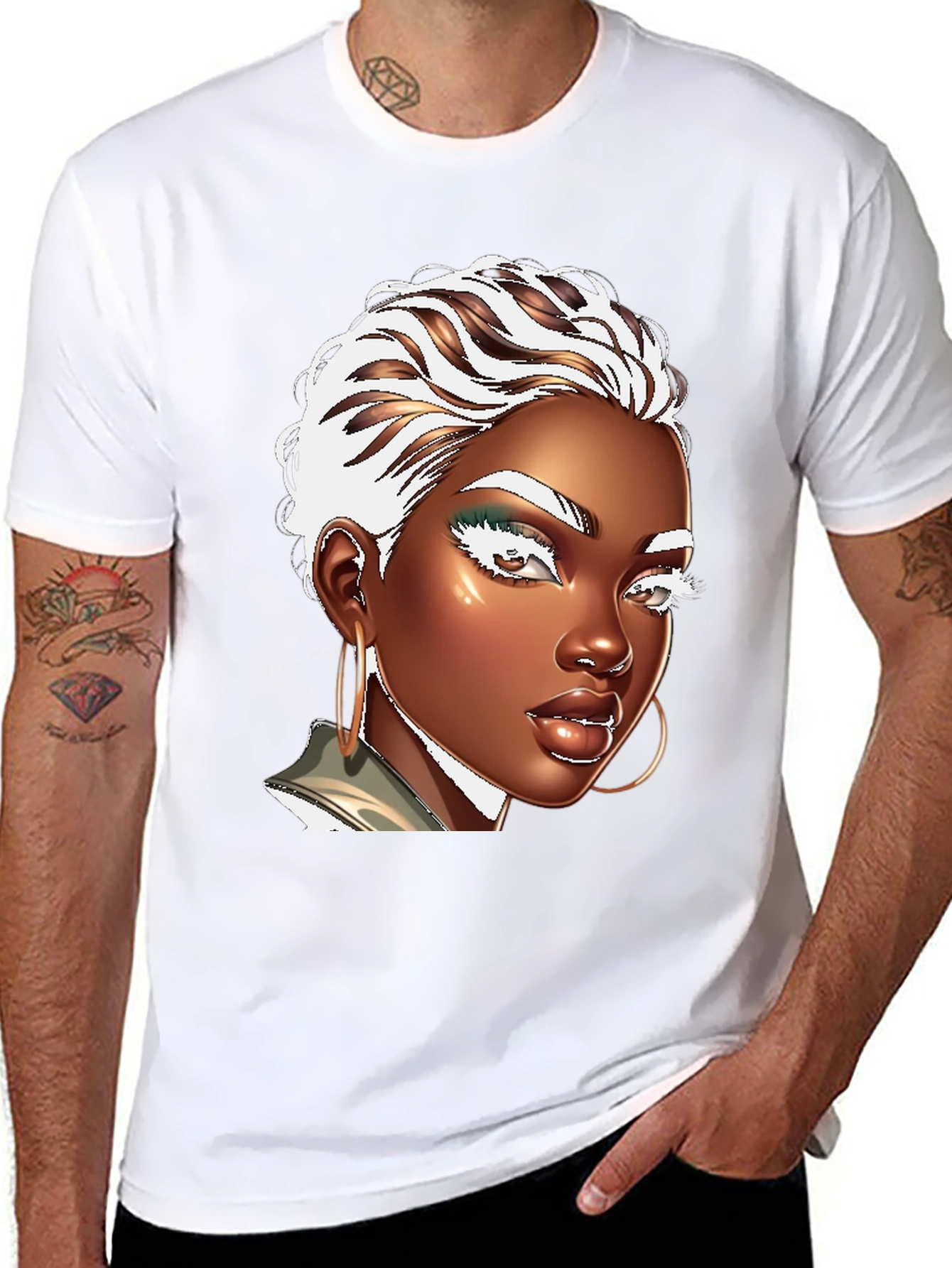 Stylish Graphic Tee - Womens Portrait