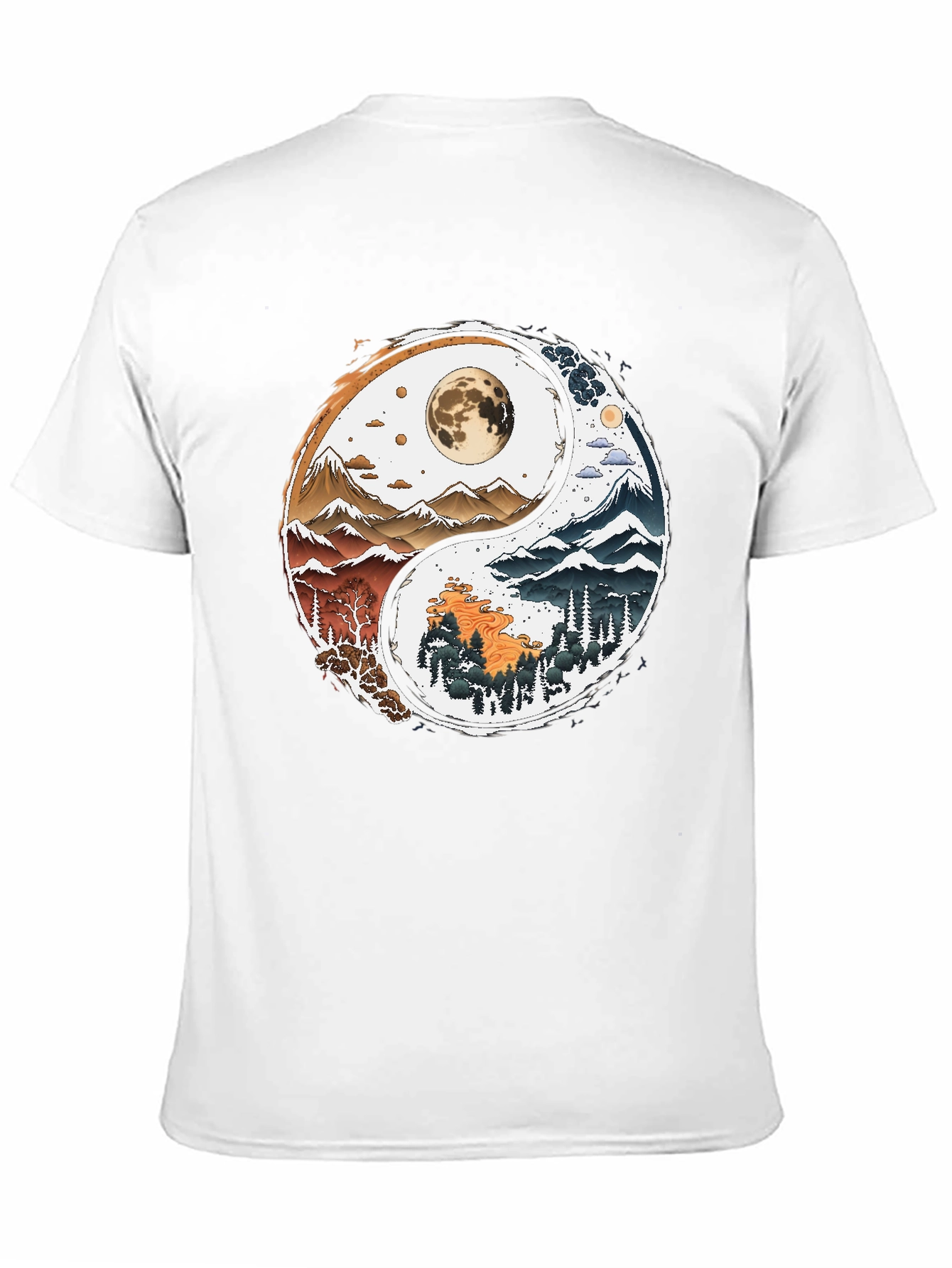 Yin Yang Nature T-Shirt - Balance Style
