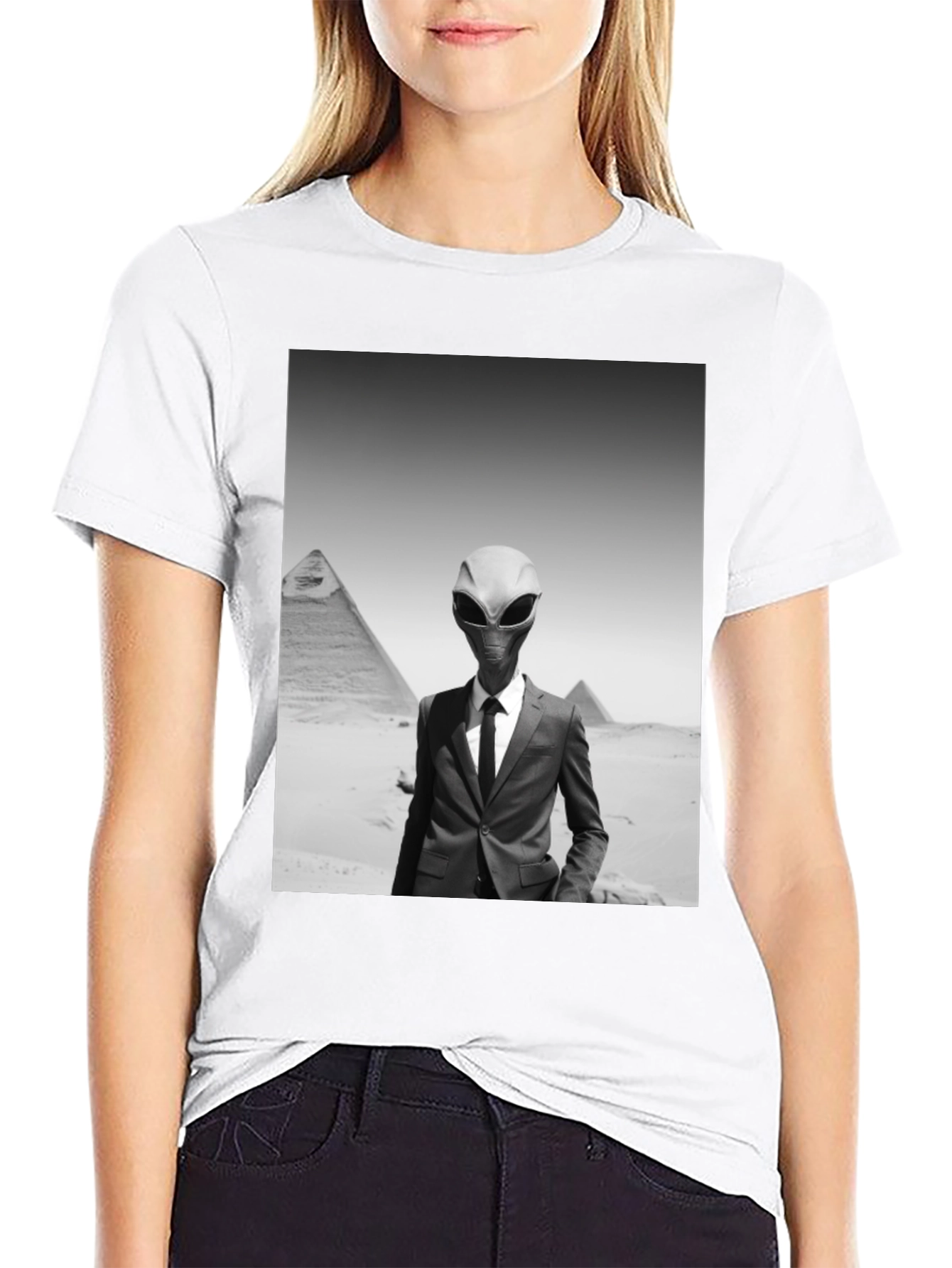 Alien Business Suit T-Shirt