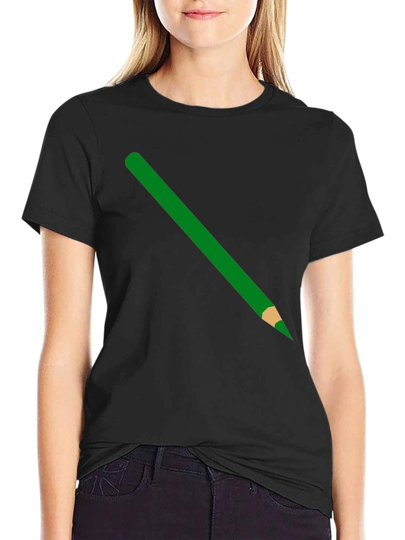 Pencil Graphic T-Shirt - Casual Style
