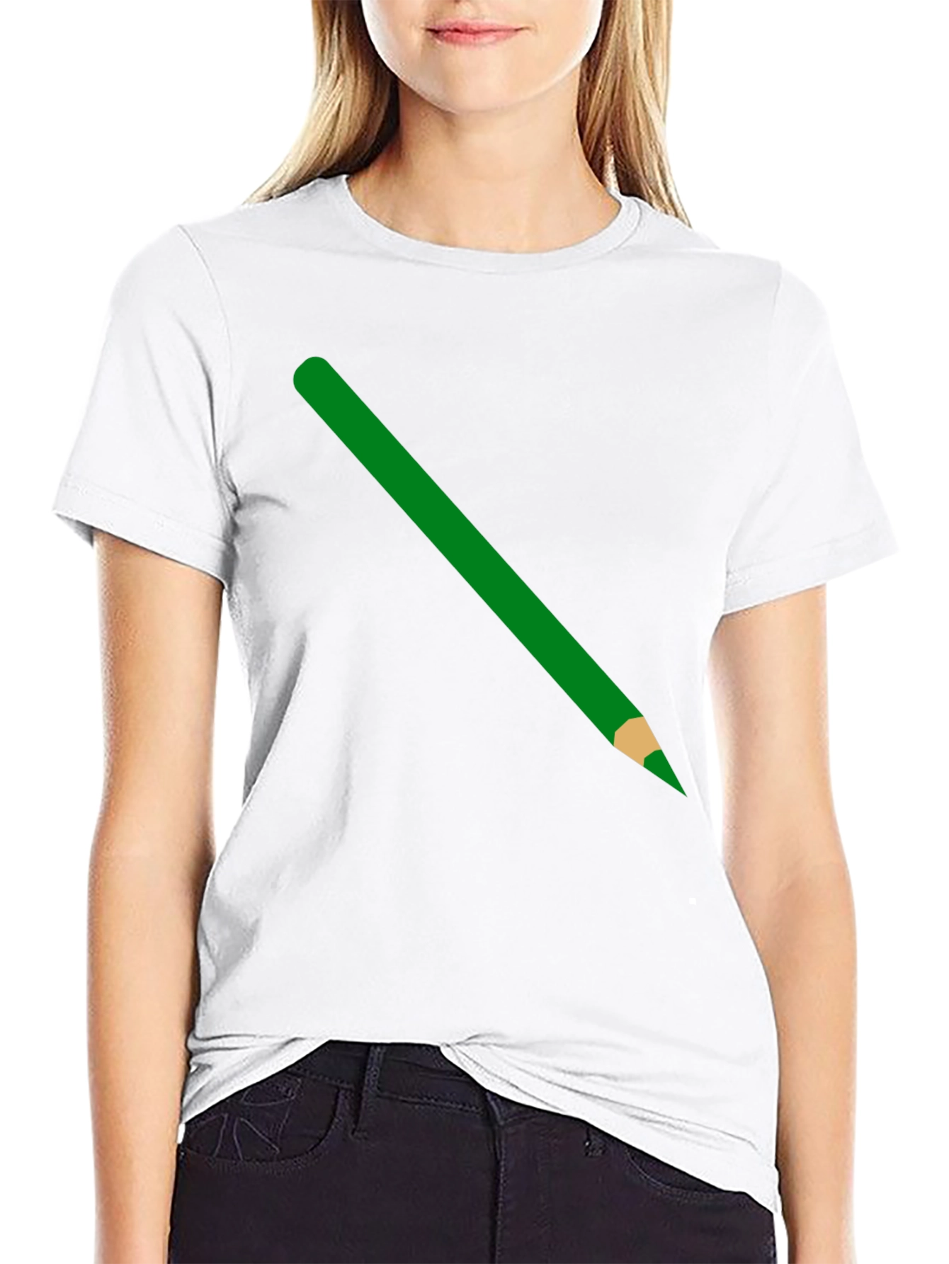 Pencil Graphic T-Shirt - Casual Style