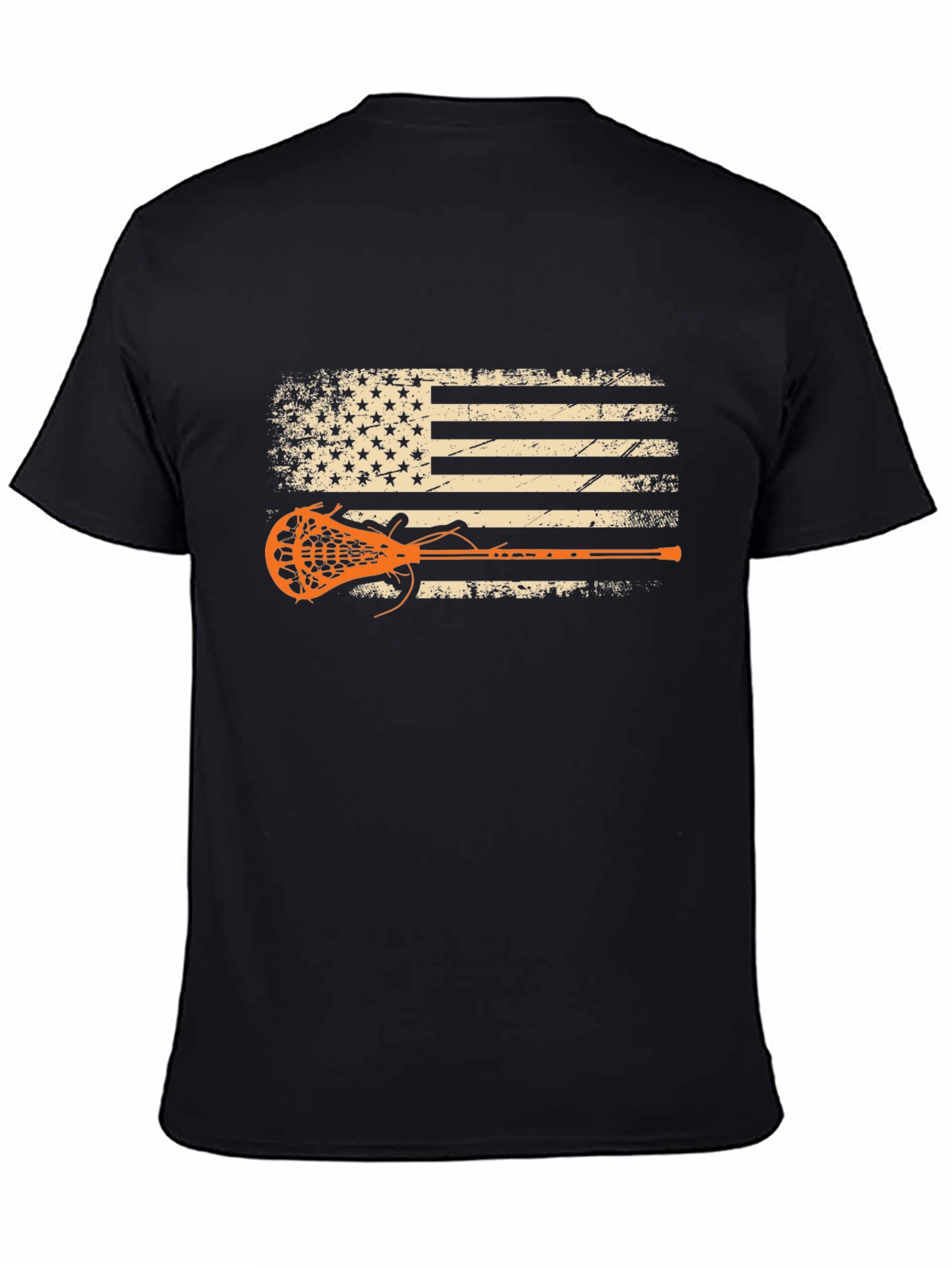 American Flag Lacrosse T-Shirt