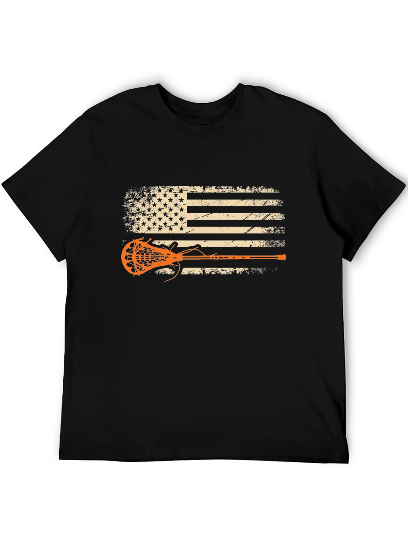 American Flag Lacrosse T-Shirt