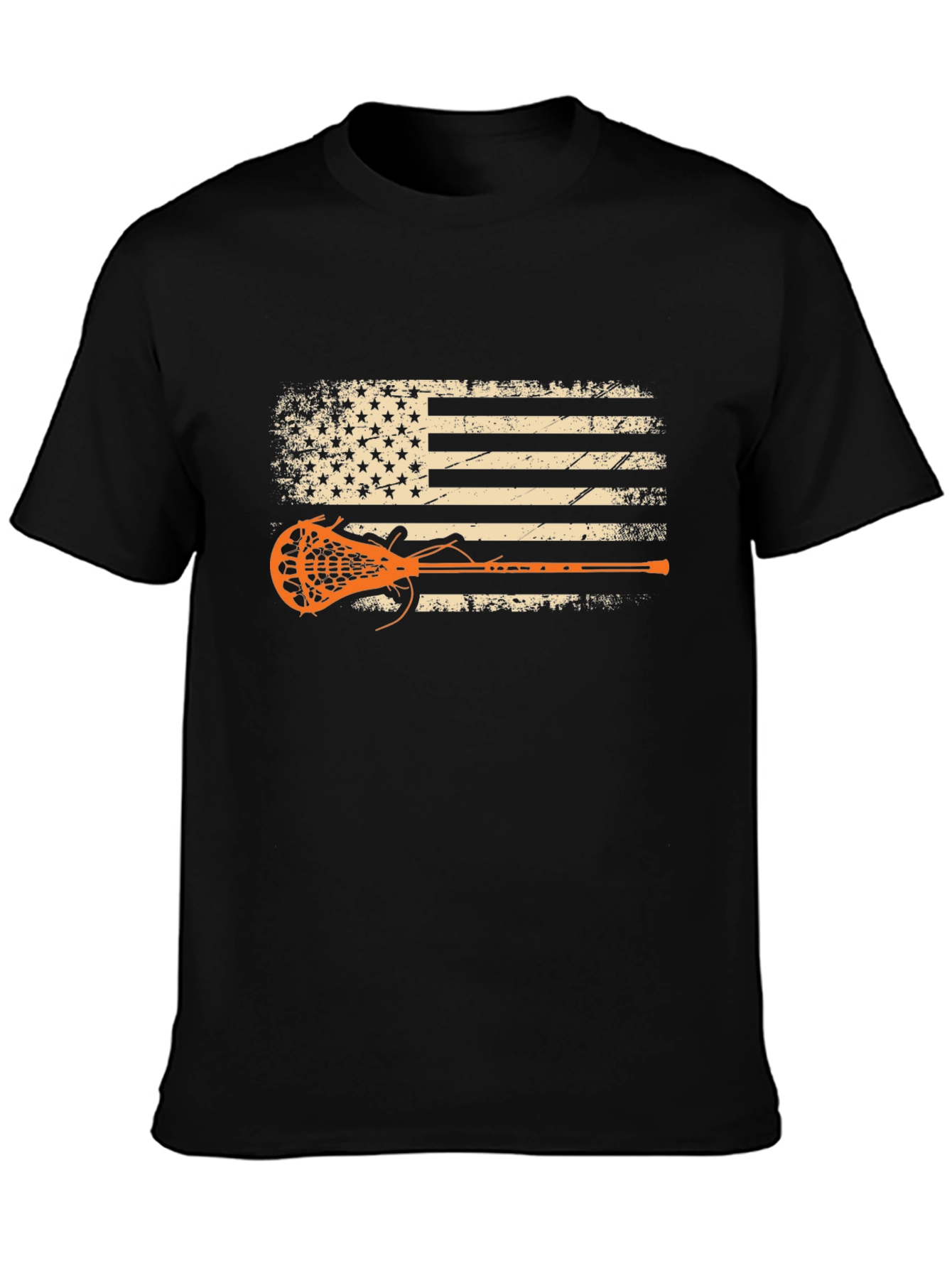 American Flag Lacrosse T-Shirt