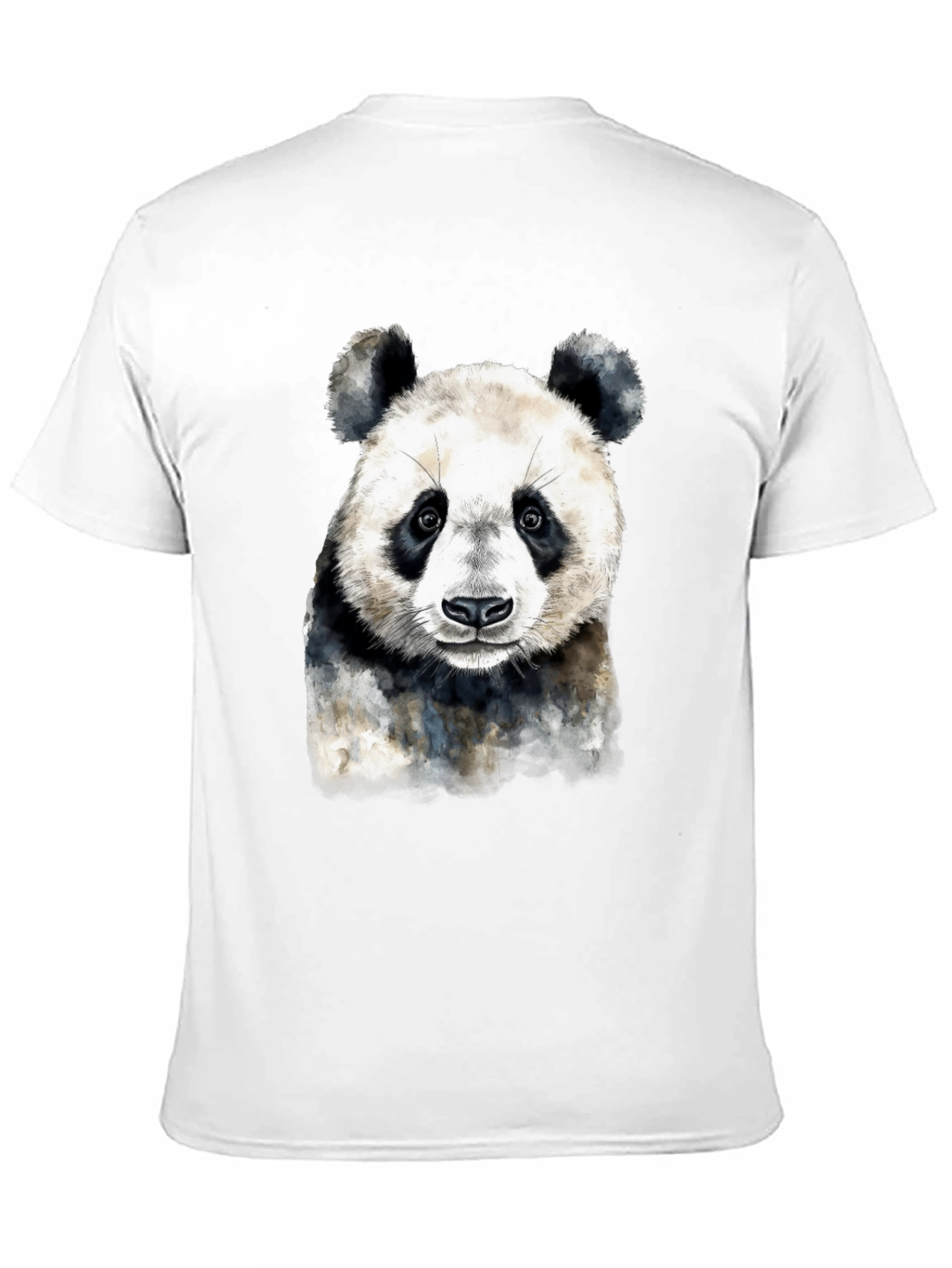 Panda Graphic Tee - Soft Black Cotton T-Shirt