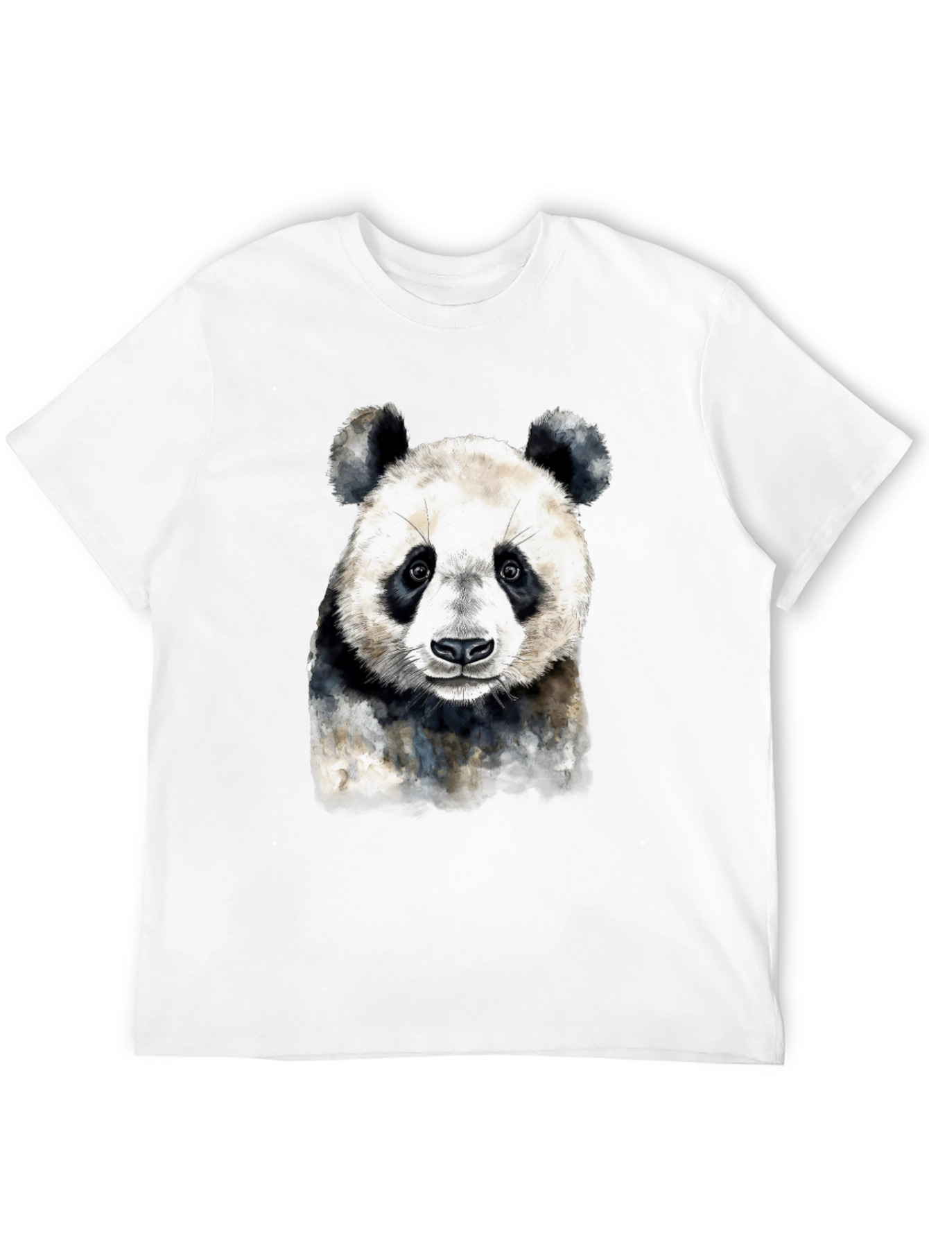 Panda Graphic Tee - Soft Black Cotton T-Shirt