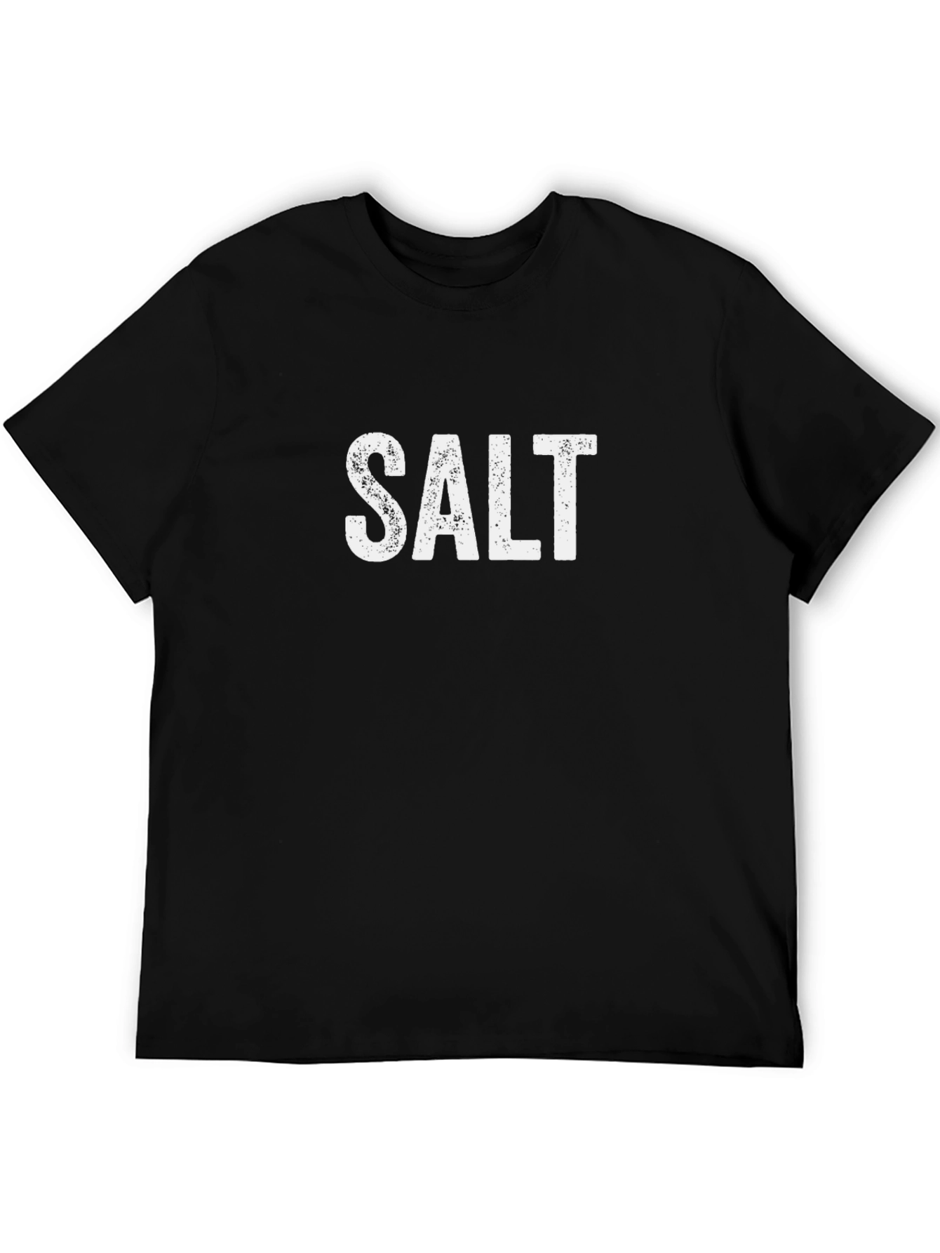Funny Salt T-Shirt - Black Cotton Tee