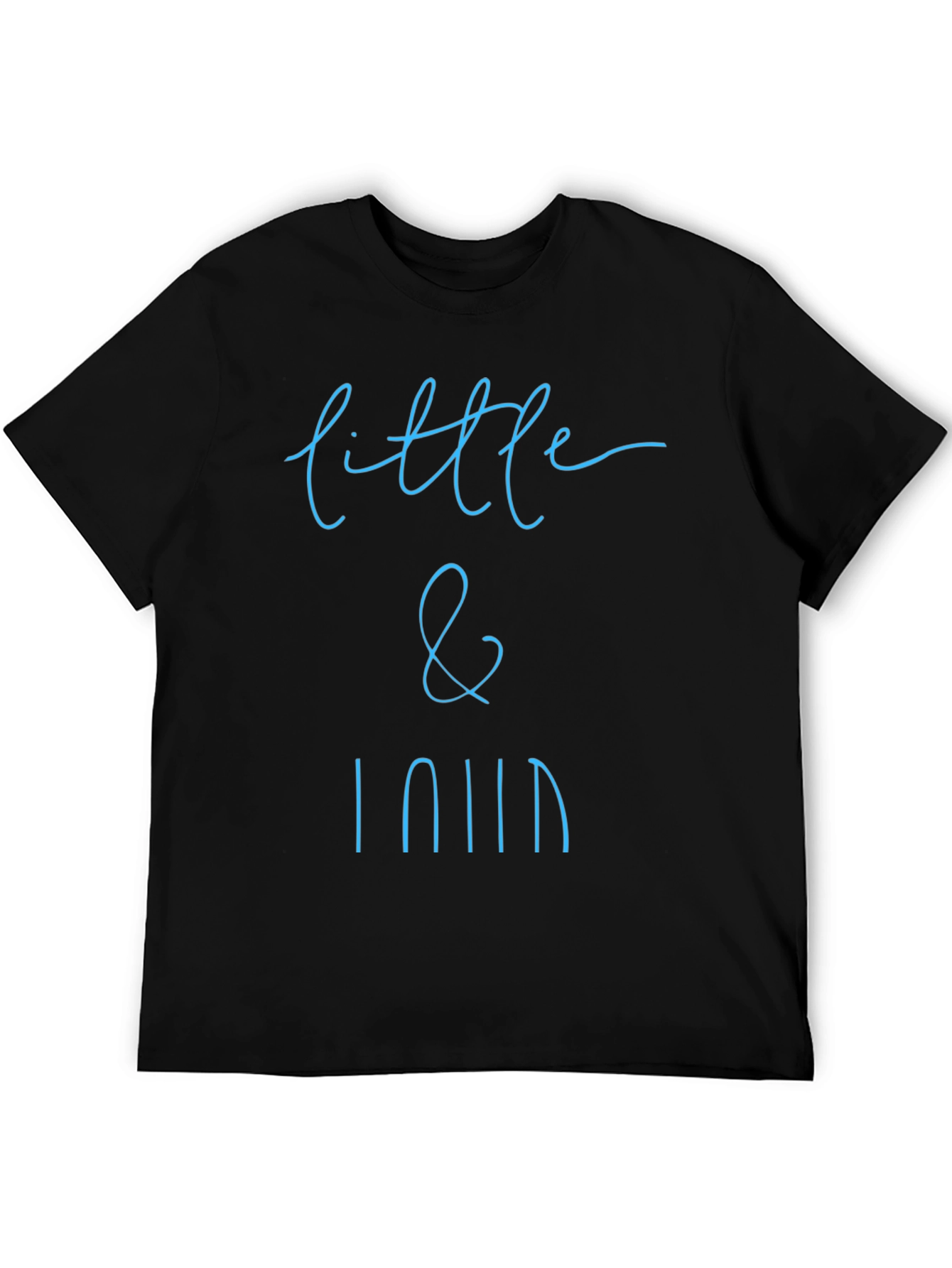 Little & Loud Graphic Tee - Stylish Black T-Shirt