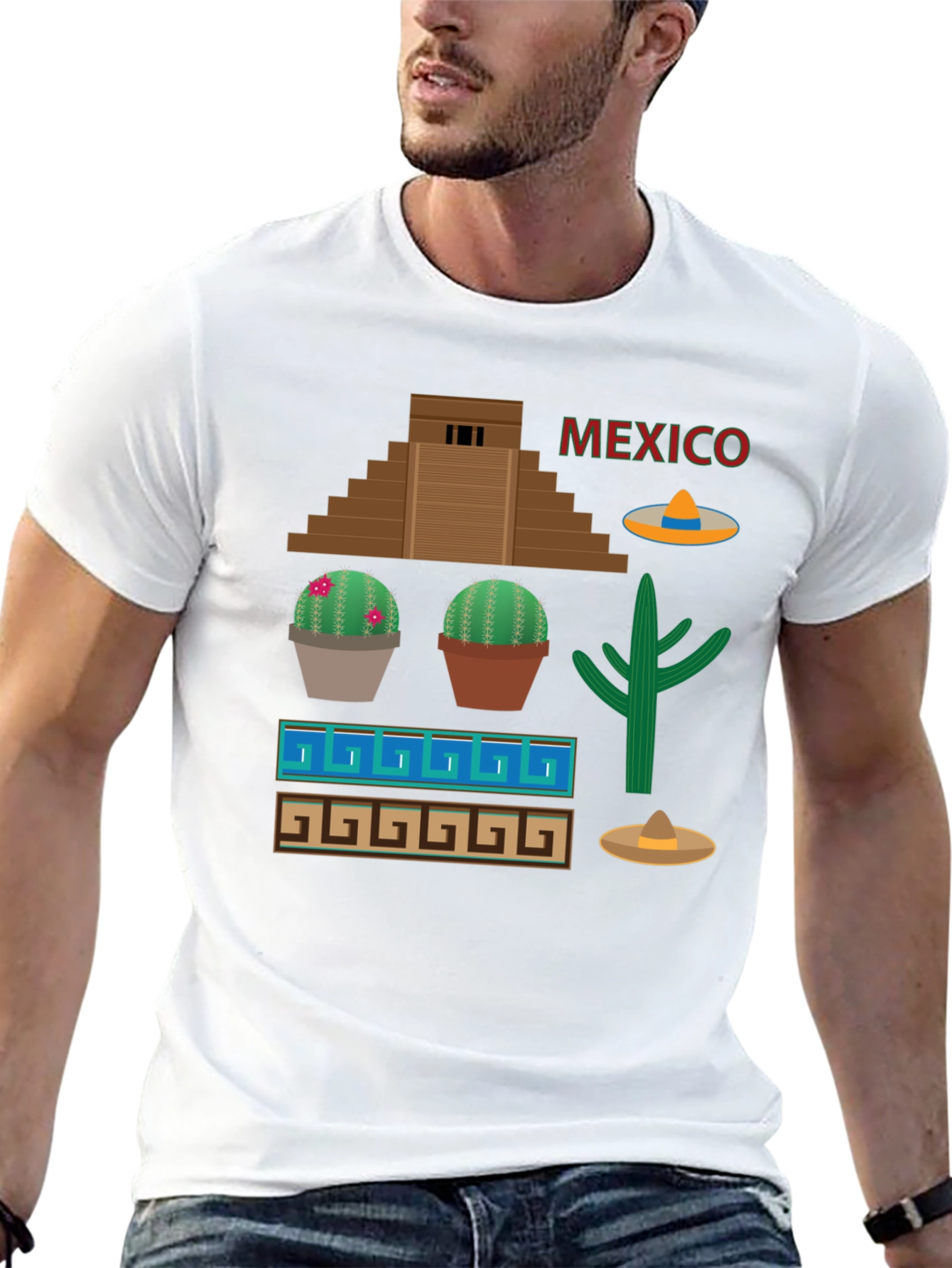 Mexico Graphic Print T-Shirt
