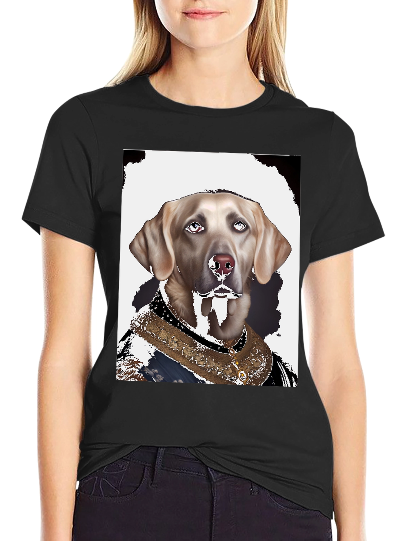 Regal Dog Graphic Tee - Canine Royalty