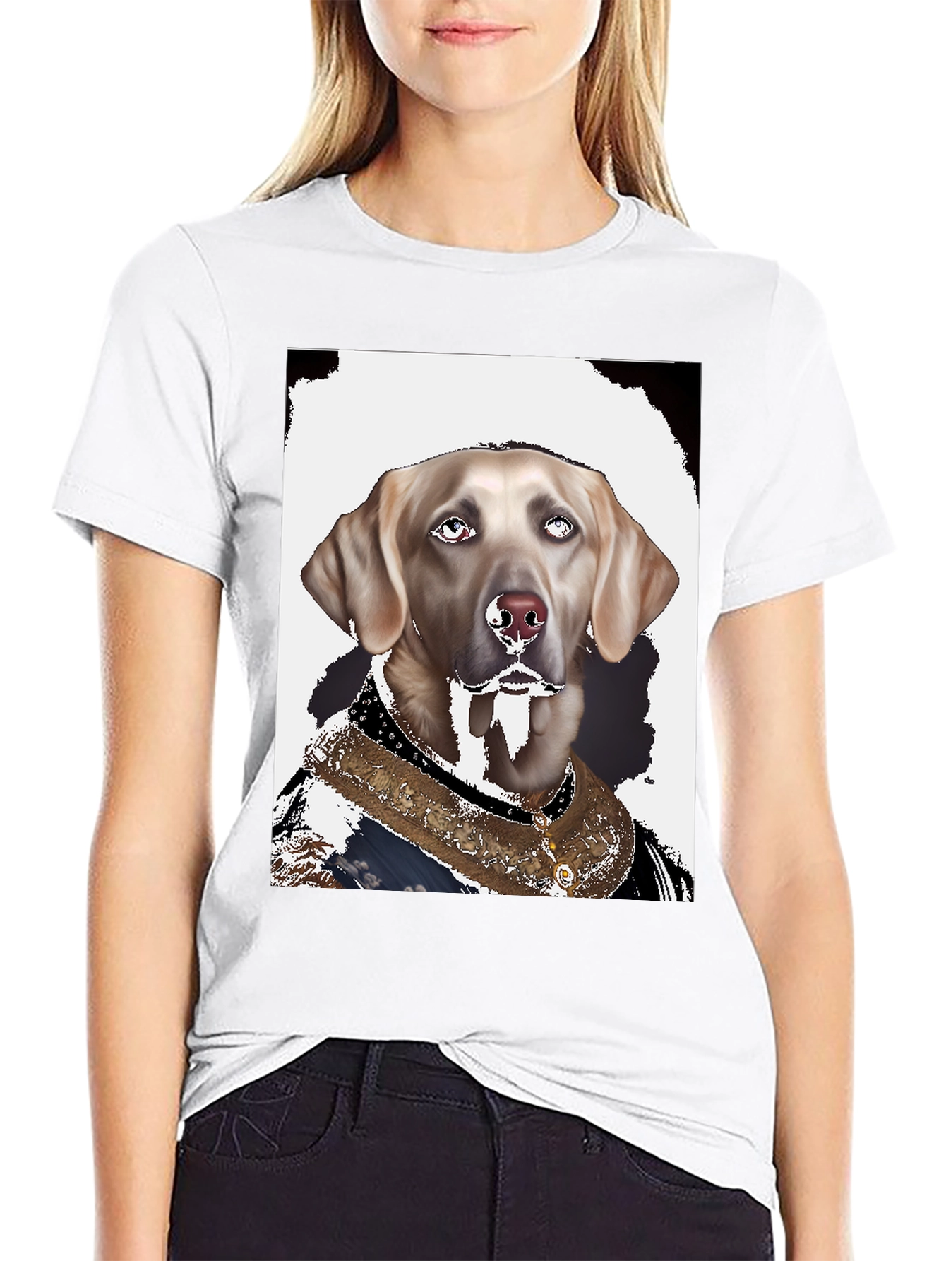 Regal Dog Graphic Tee - Canine Royalty