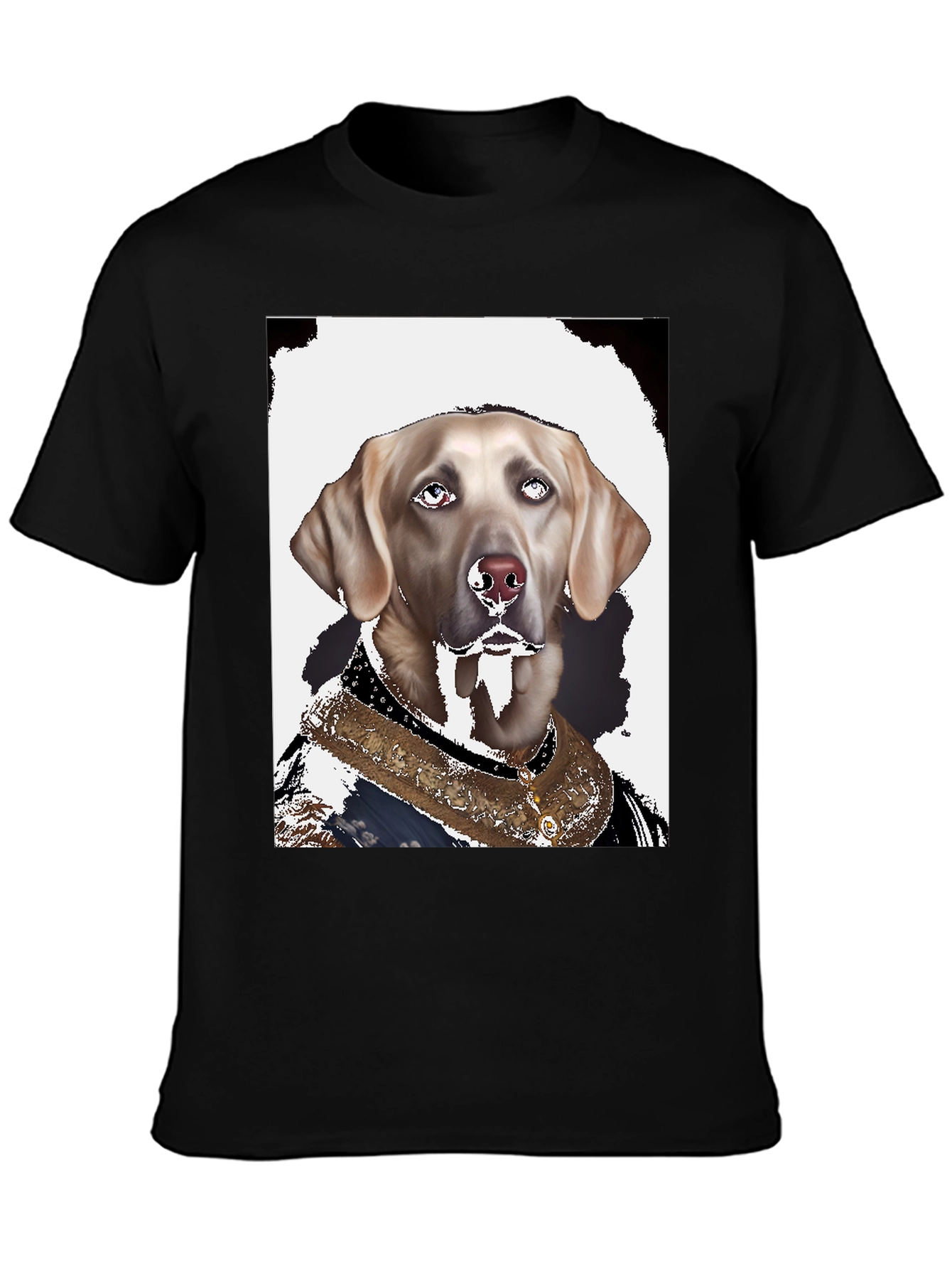 Regal Dog Graphic Tee - Canine Royalty