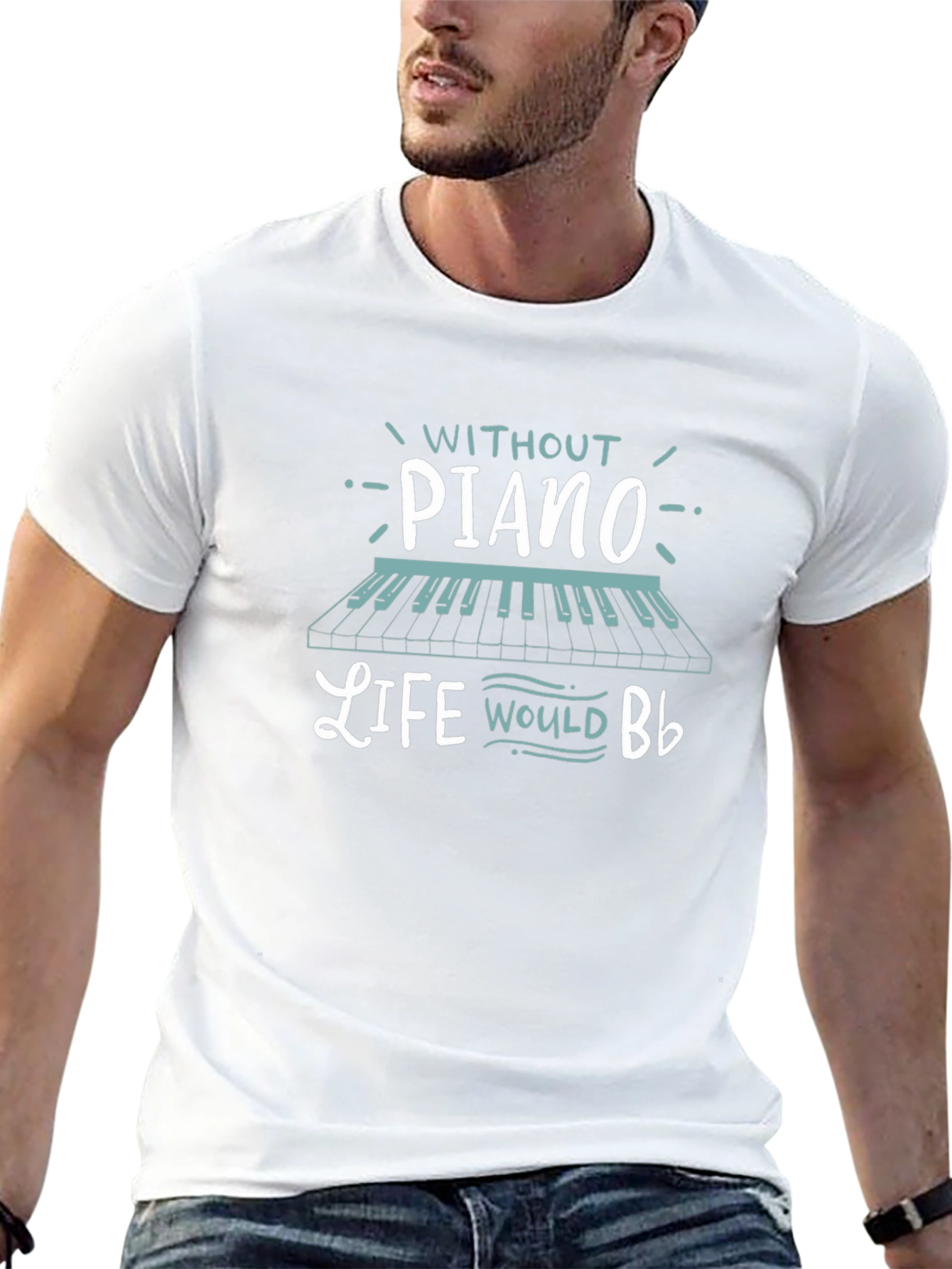 Piano Lovers T-Shirt - Music is Life!