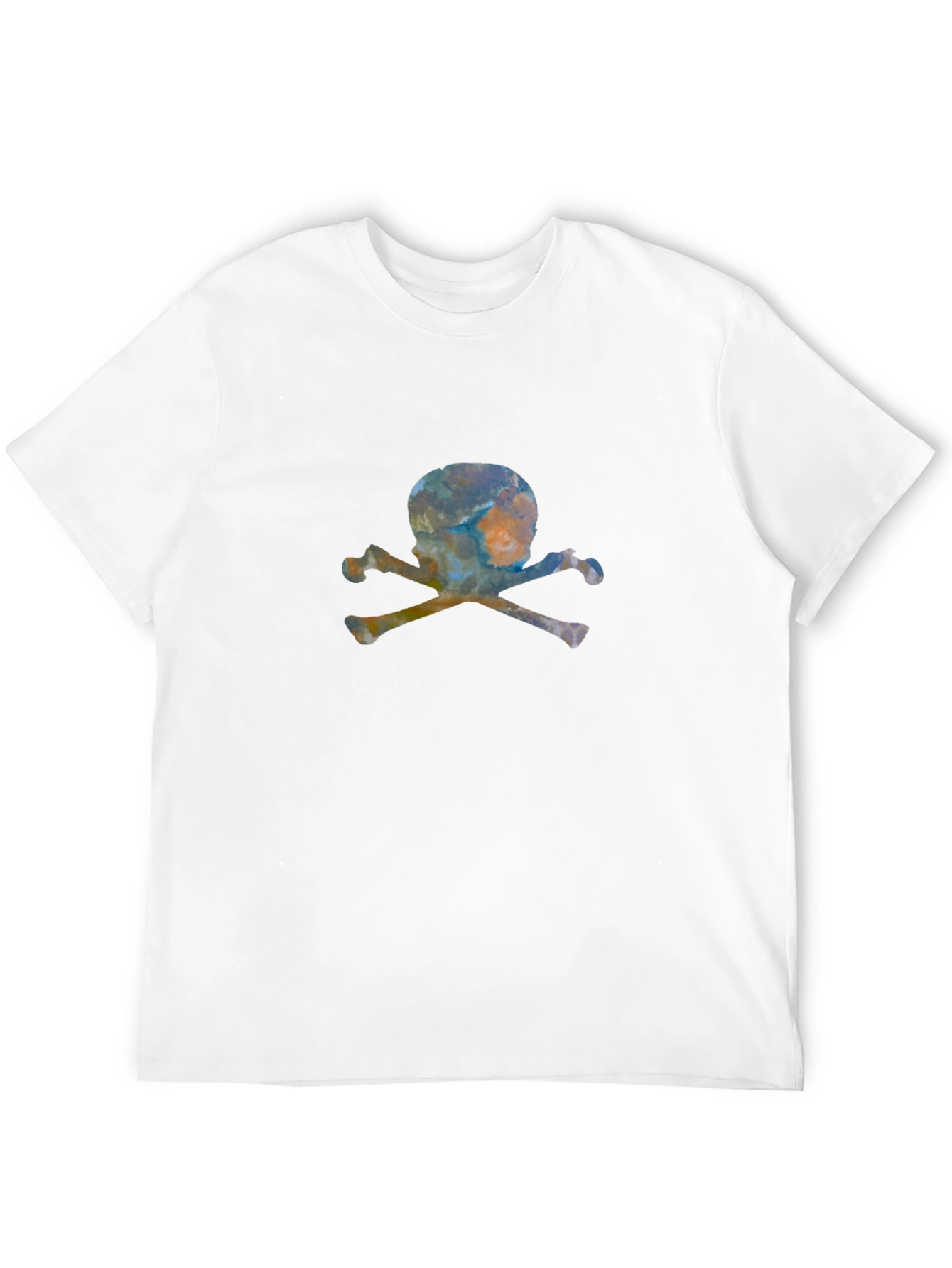 Skull & Crossbones Graphic Tee - Mens Black T-Shirt