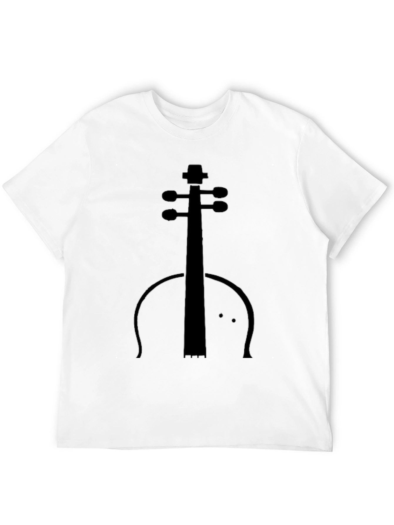 Musicians Black Cello Graphic T-Shirt