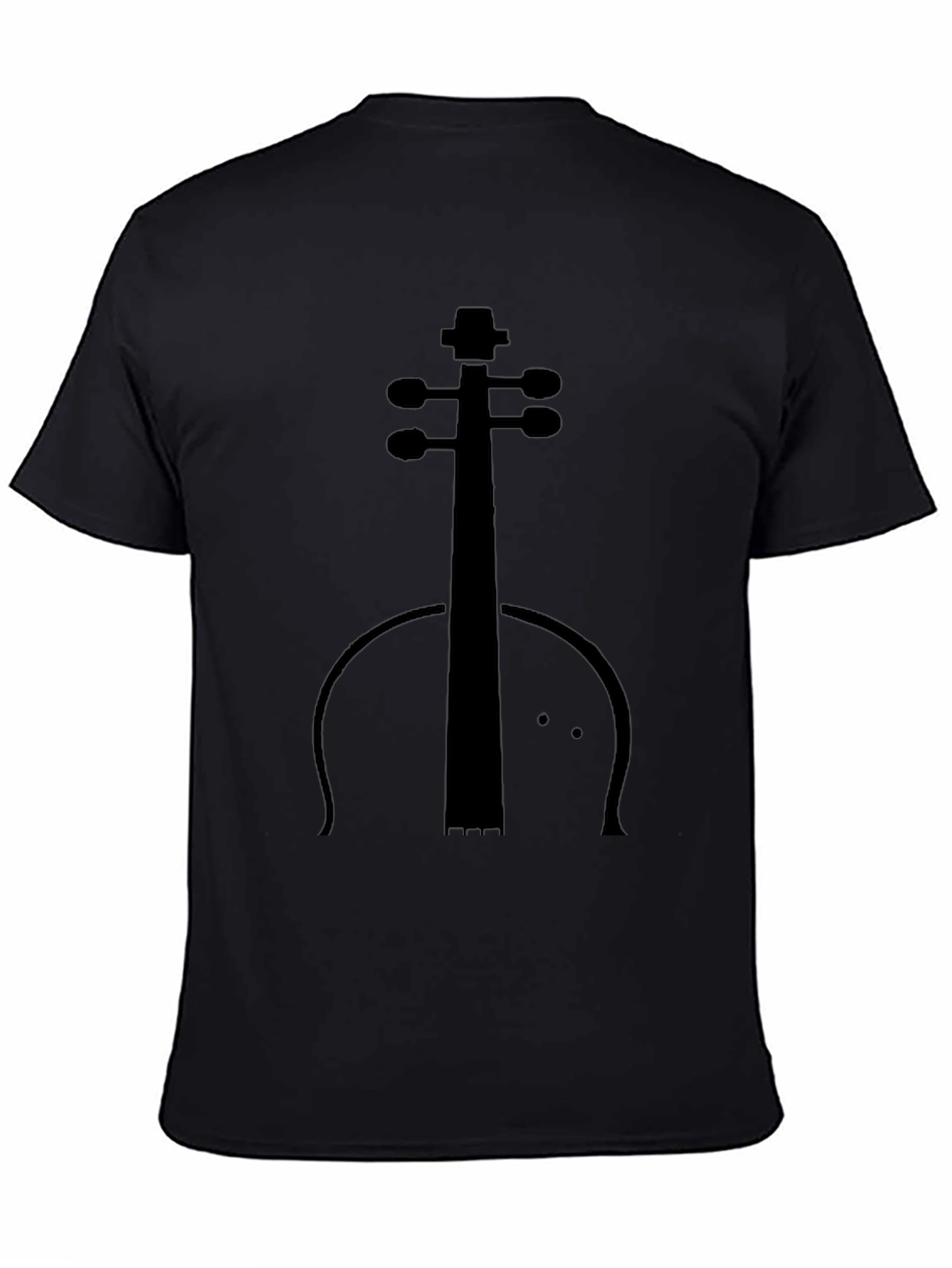 Musicians Black Cello Graphic T-Shirt