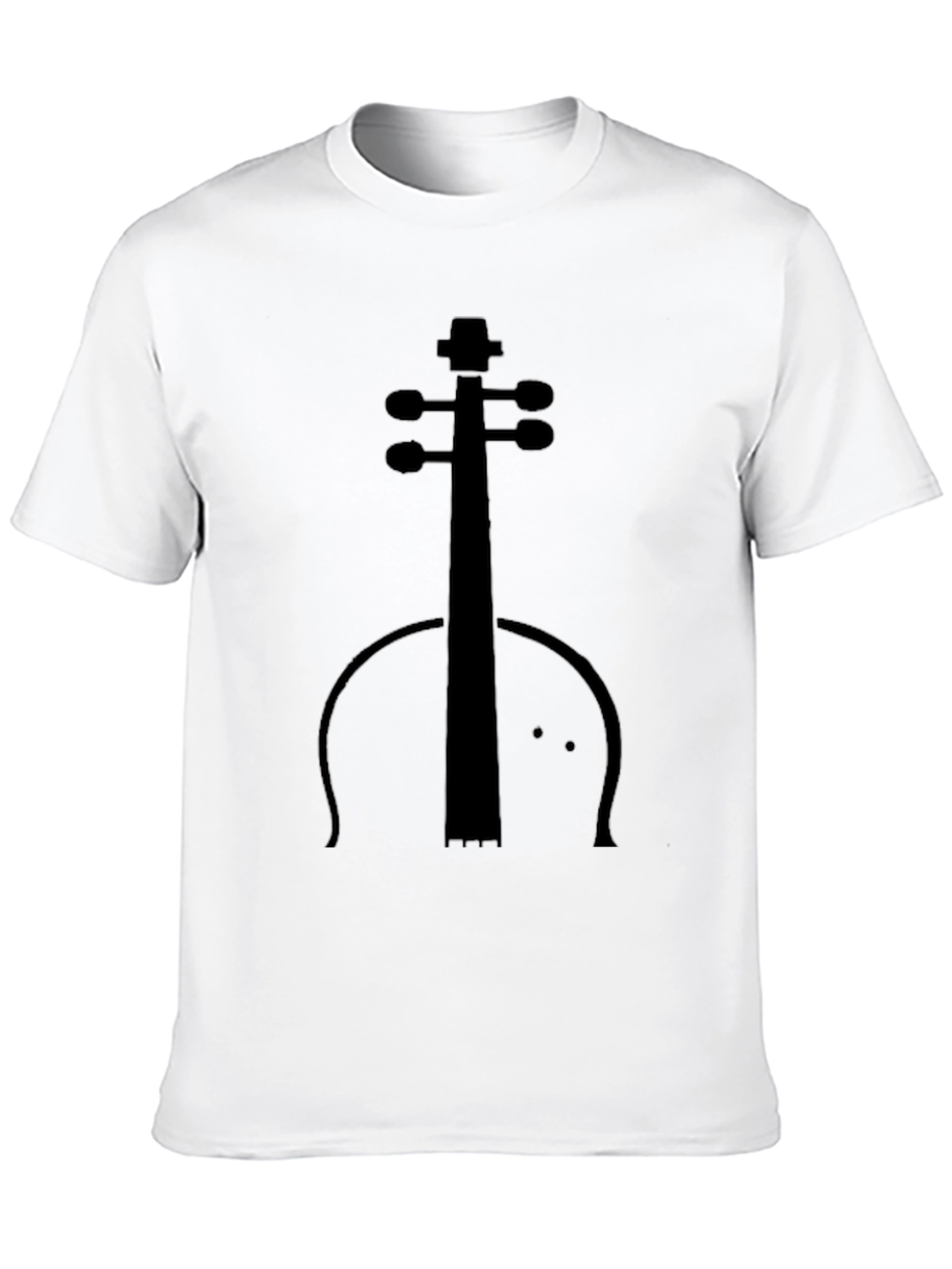 Musicians Black Cello Graphic T-Shirt