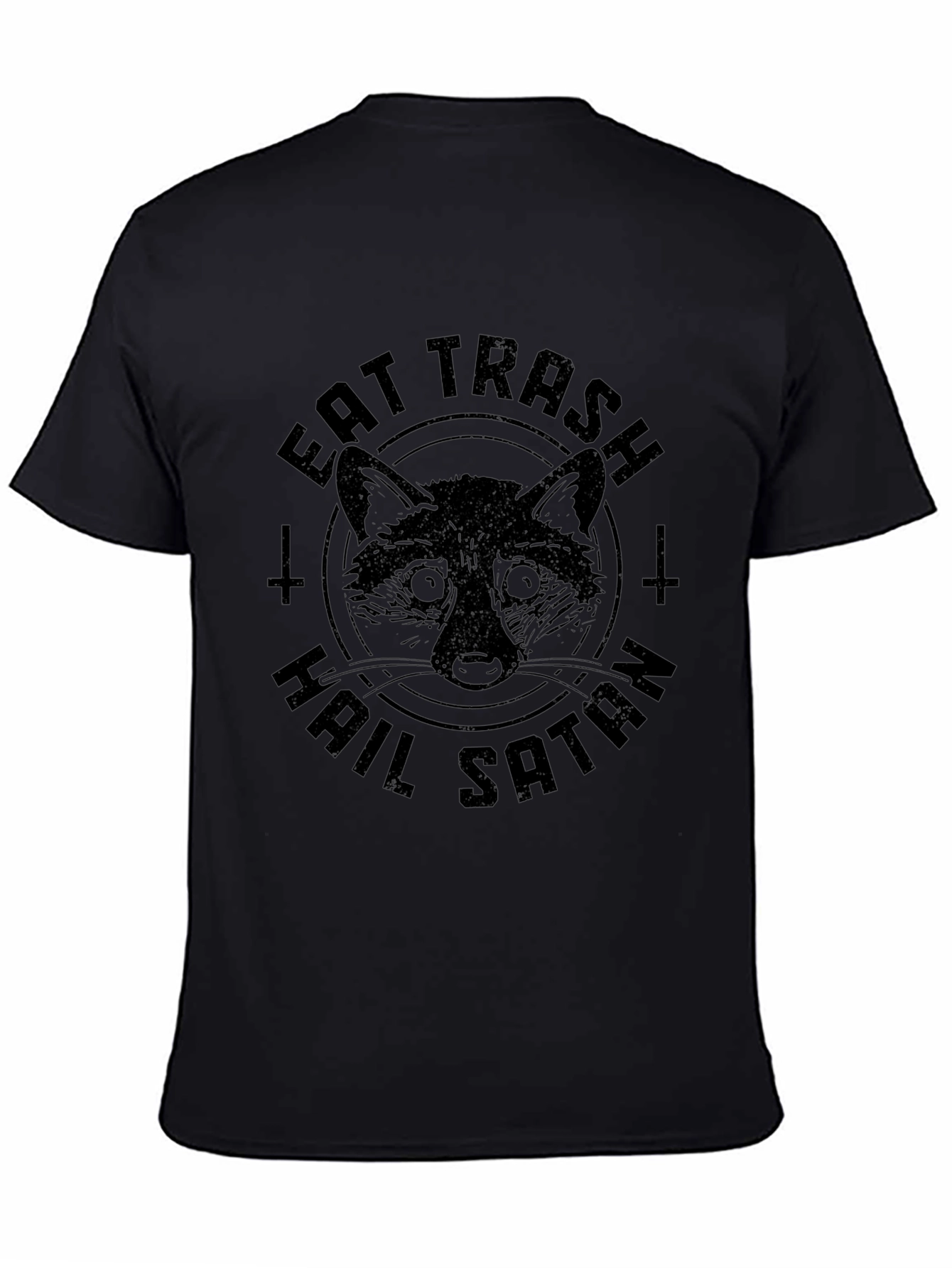Eat Trash Hail Satan Raccoon T-Shirt